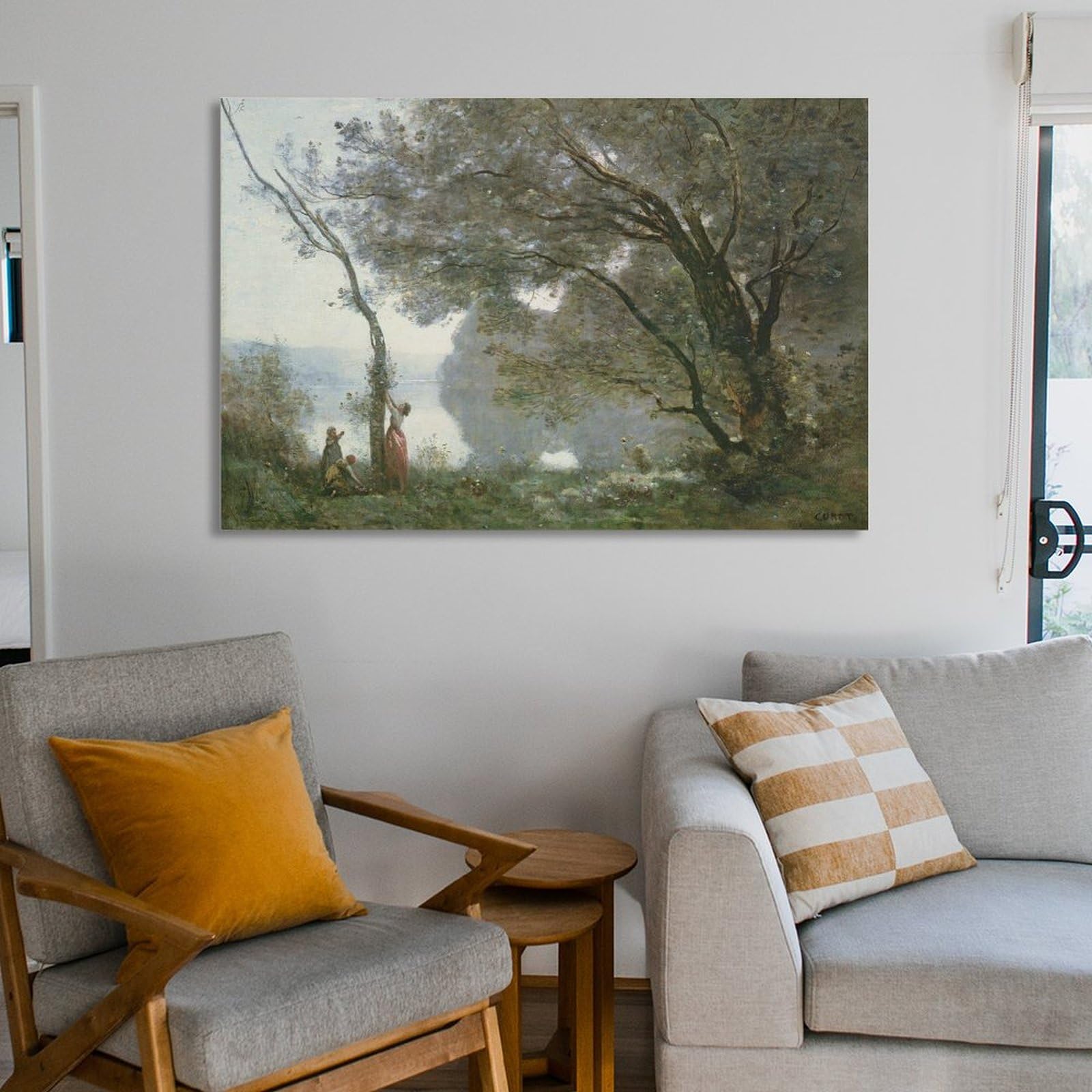 Amazon.co.jp: Jean Baptiste Camille Corotアートポスタージャン