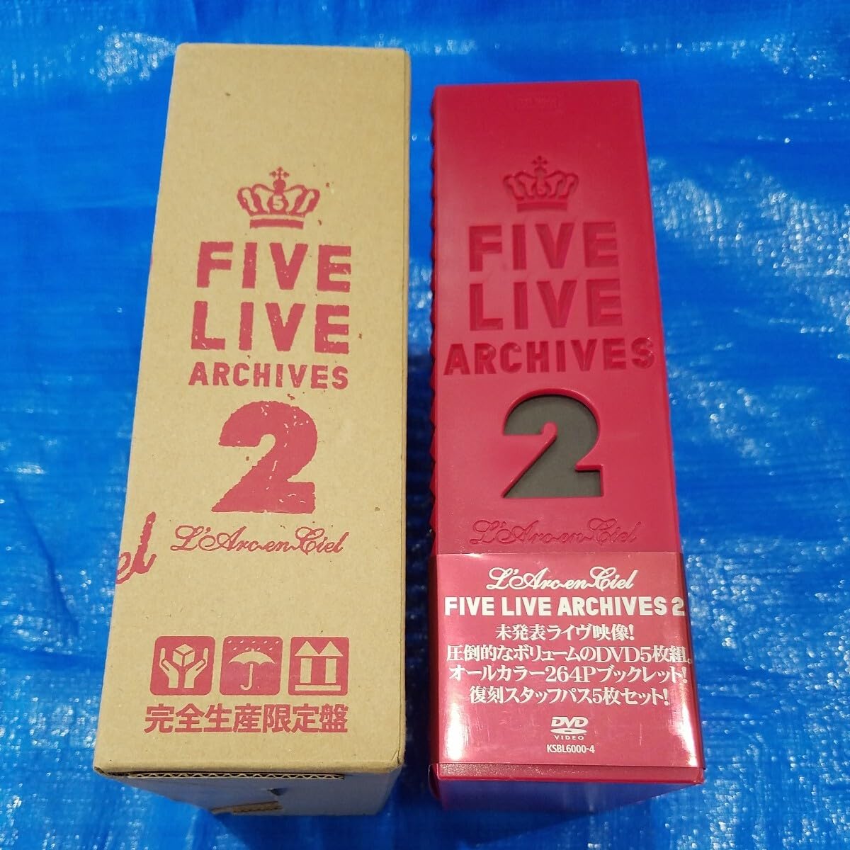 Amazon.co.jp: L'Arc～en～Ciel FIVE LIVE ARCHIVES 2完全生産限定盤