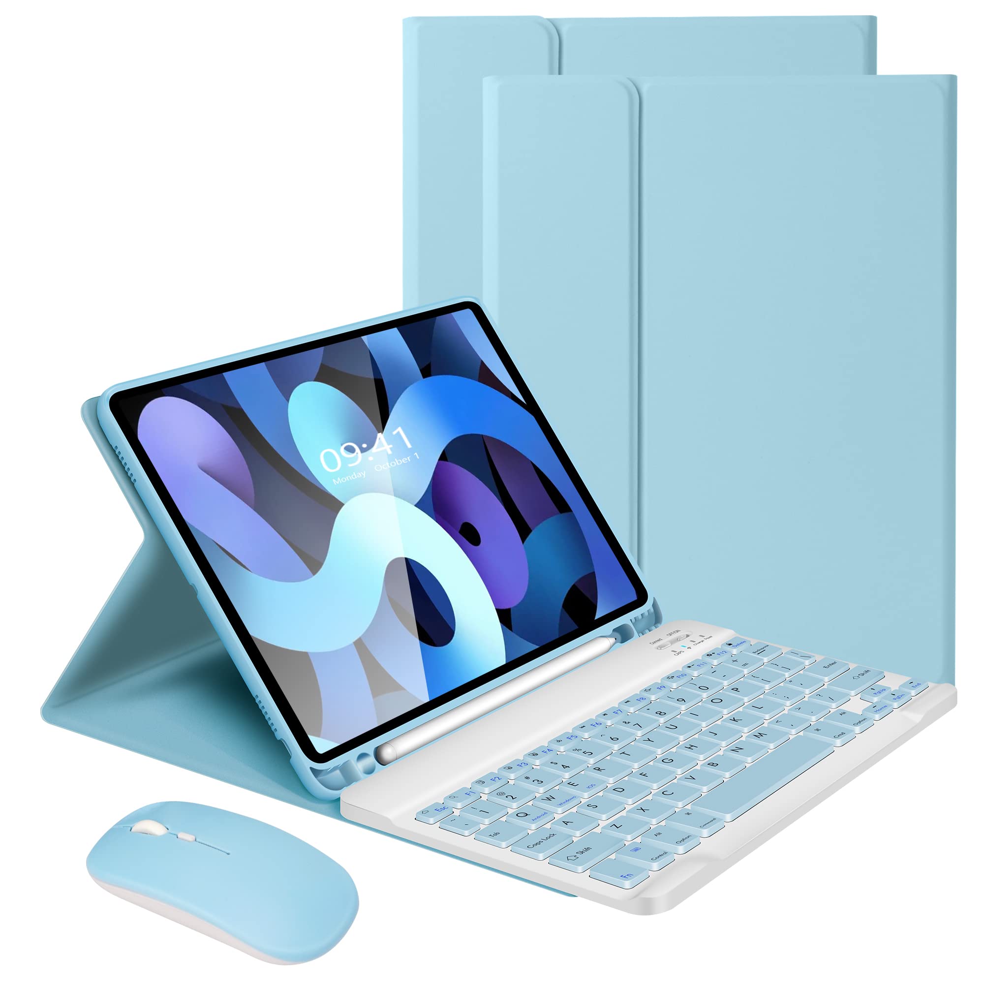 Amazon.com: LAMA Wireless Keyboard Case with Mouse for iPad Air