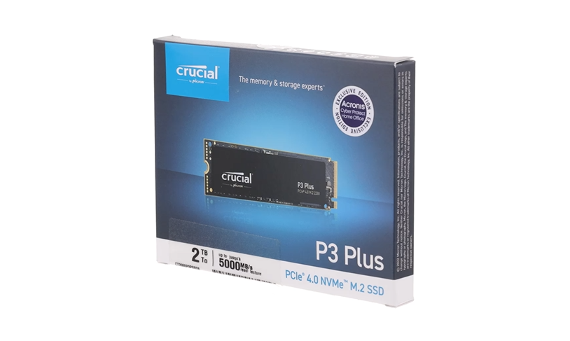 Crucial P3 Plus SSD 2TB M.2 PCIe Gen4 NVMe Internal SSD, 5,000 MB