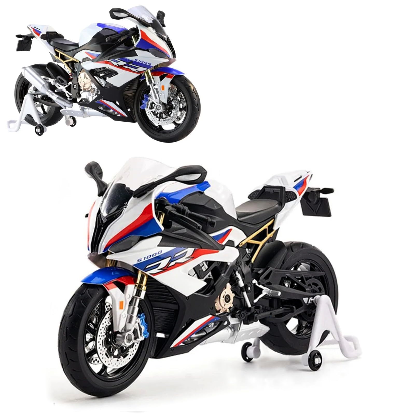Amazon.com: HTLNUZD 1:9 Racing Motorcycle Car Model S1000RR Adult