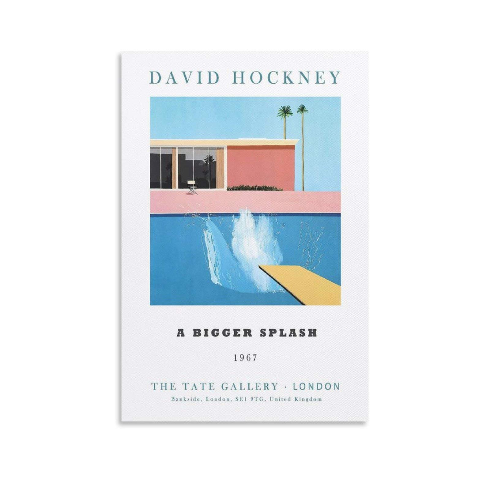 デイビッドホックニー A Bigger Splash A Bigger Splash Art Print by