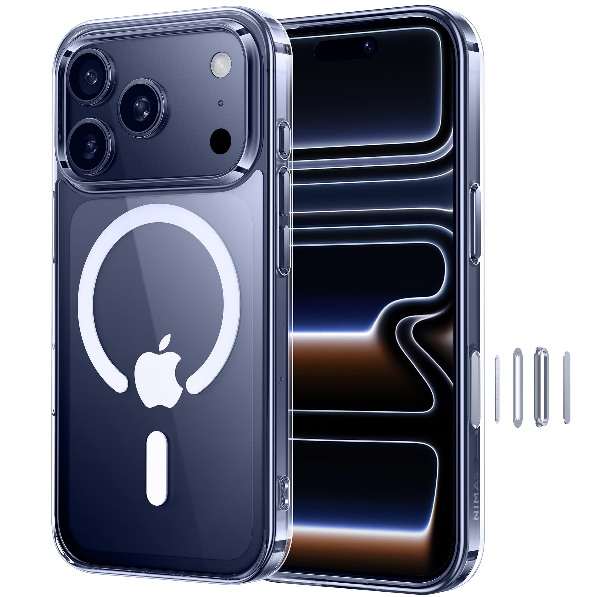 Amazon.co.jp: NIMASO iPhone 17 Pro 用 ケース 【50倍耐衝撃性・PC