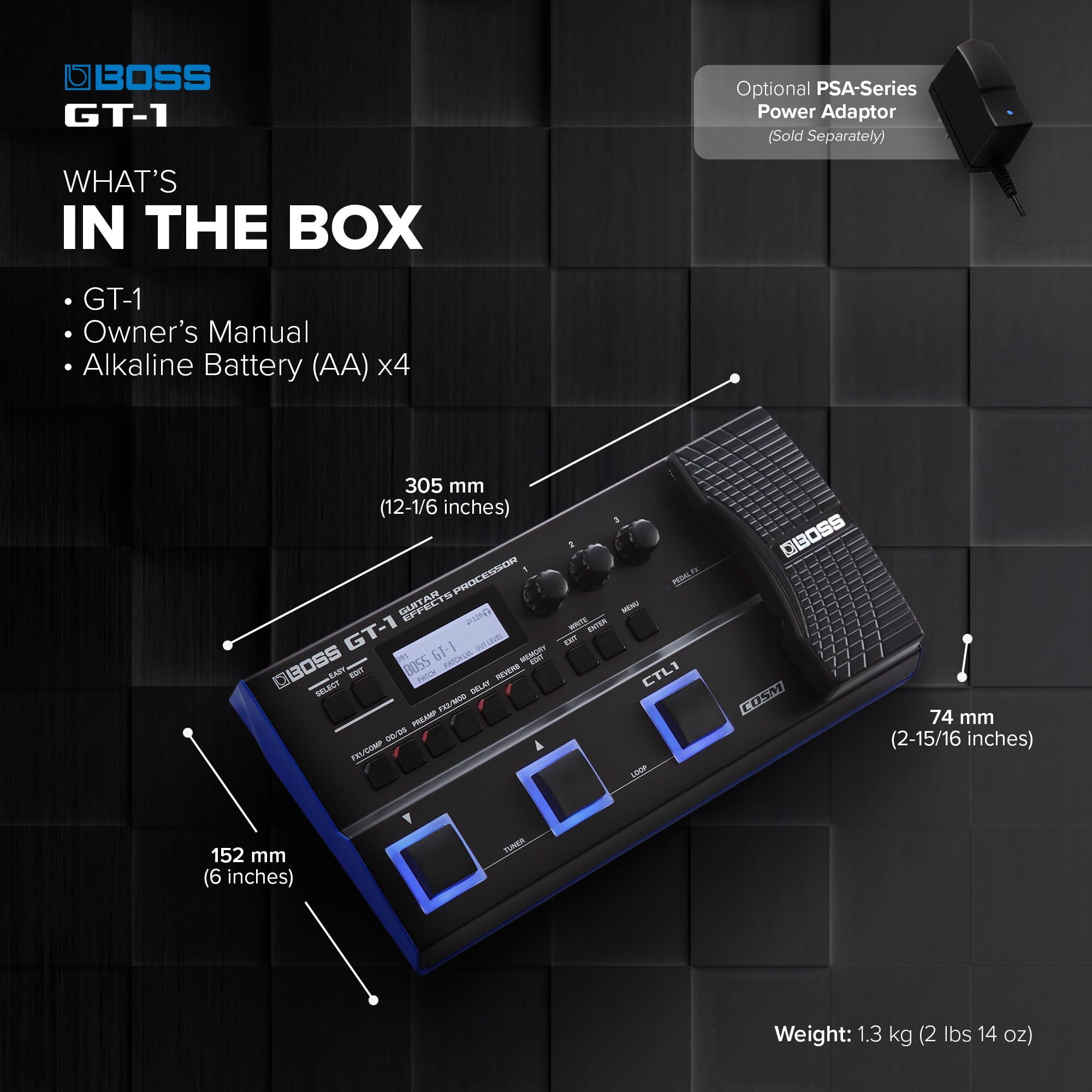 Amazon.co.jp: BOSS/GT-1 ボス ギター マルチエフェクター : 楽器