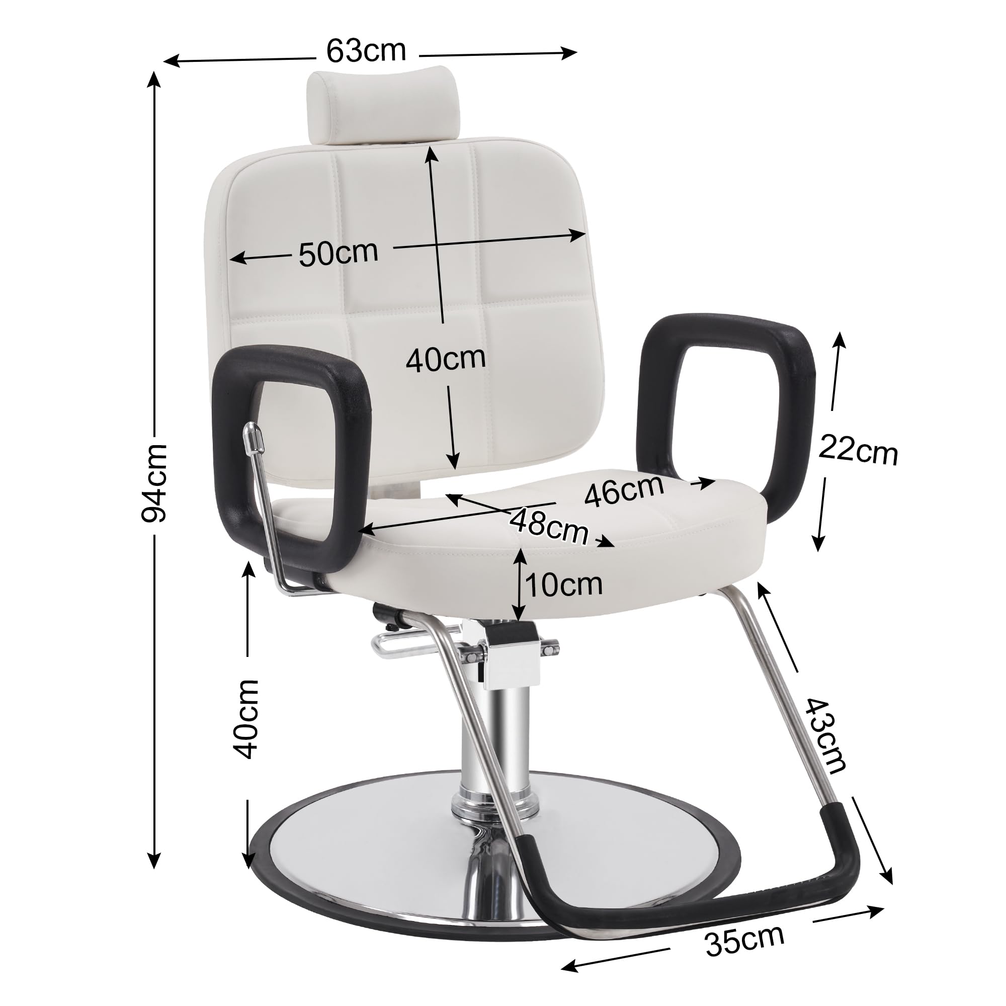 Amazon｜BarberPub スタイリングチェア サロンチェア 理髪椅子 写真