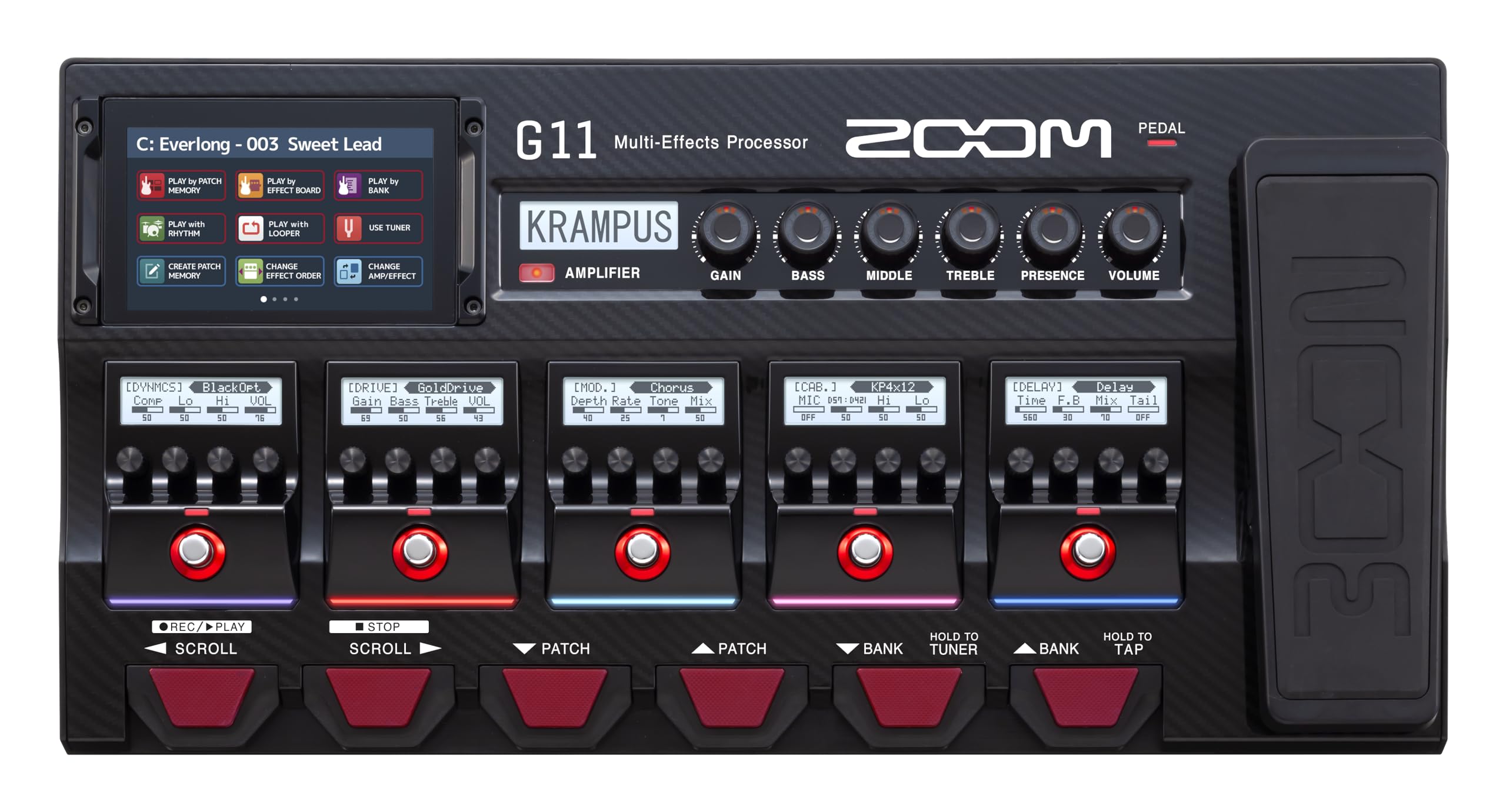 Amazon.co.jp: Zoom G11 ギター マルチエフェクト プロセッサー