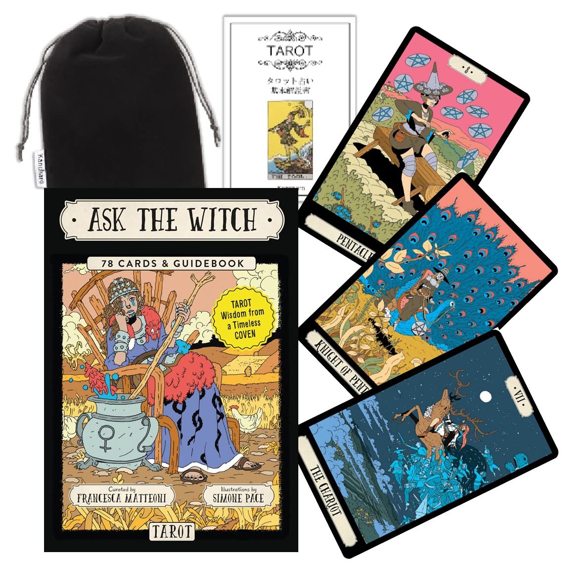 Amazon.co.jp: Kancharo Tarot Cards, 78 Cards, Tarot Divination