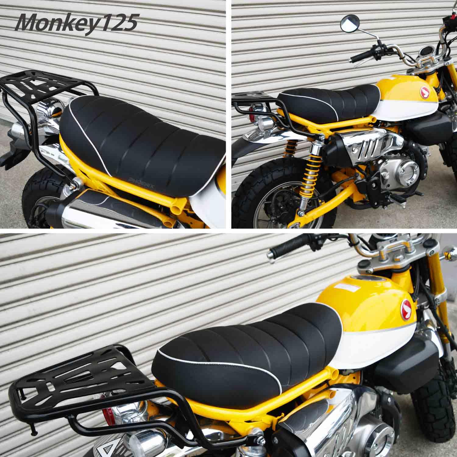 Amazon | PHOENIX モンキー125 タックロール シート ブラック チェック