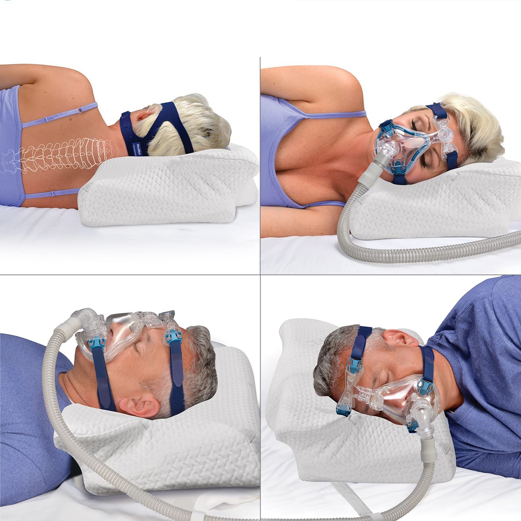 Amazon｜CPAP睡眠枕蝶の形をしたリラックスできるメモリーフォーム枕