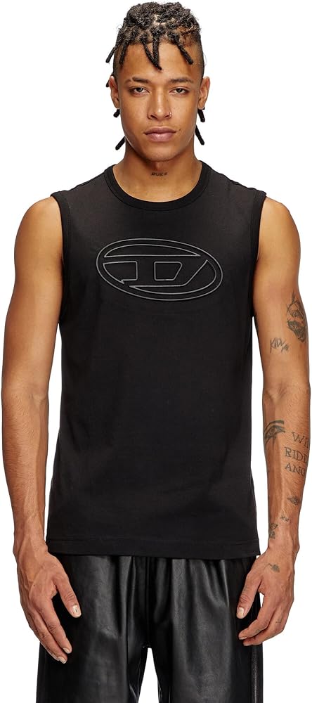 Amazon.co.jp: [ディーゼル] メンズ タンクトップ T-BISCO-BIGOVAL