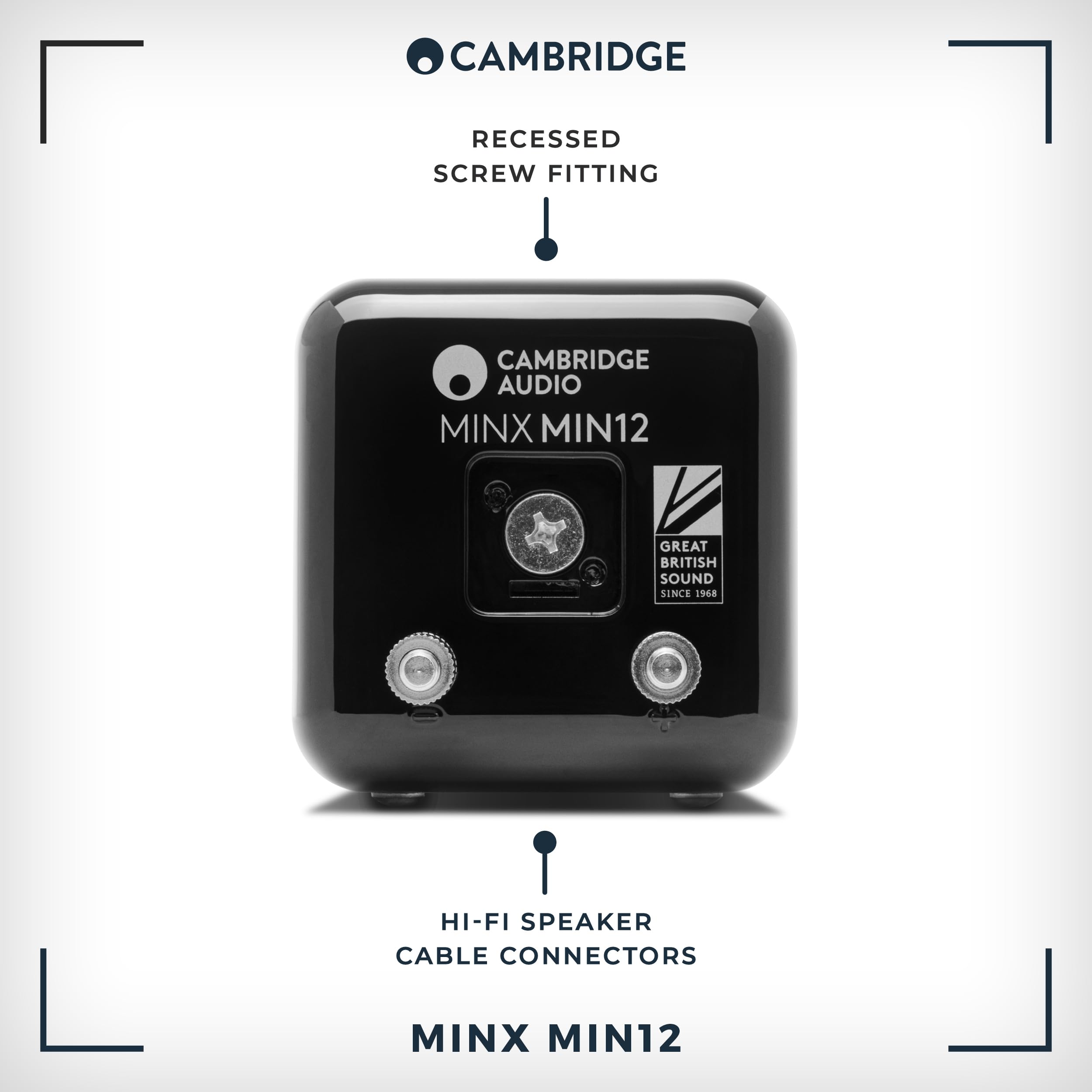 Amazon.com: Cambridge Audio Minx Min 12 Bookshelf Satellite
