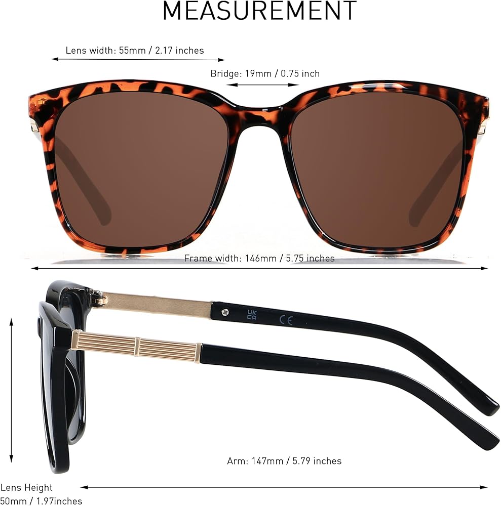 Amazon.com: LYZOIT Oversized Sunglasses Womens Polarized Big Large