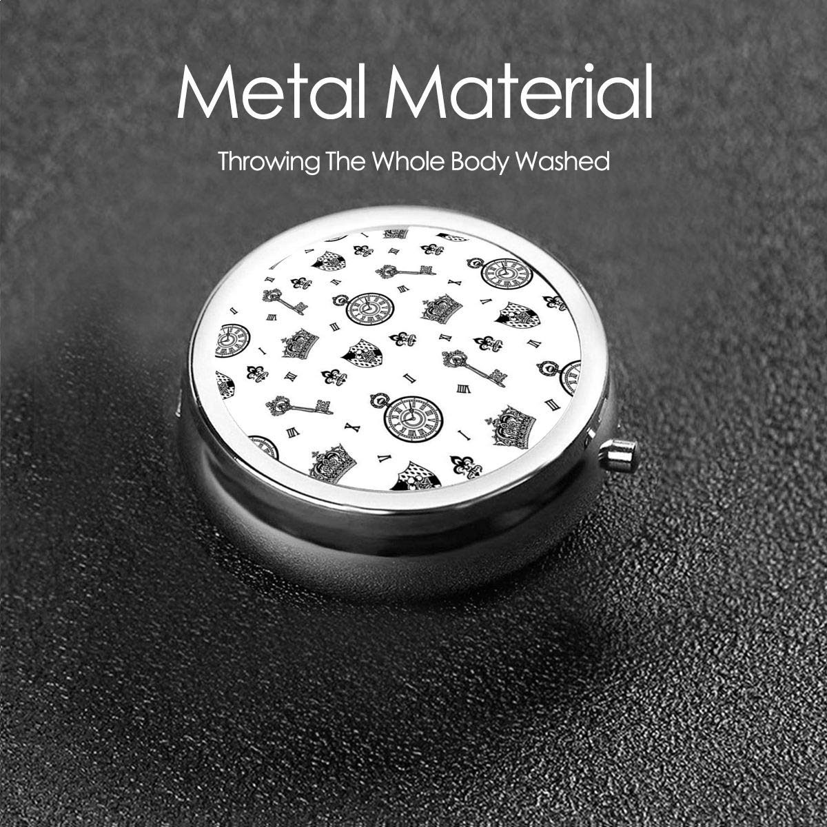 Amazon.co.jp: アンティーク懐中時計の王冠とキー ピルケース 薬ケース