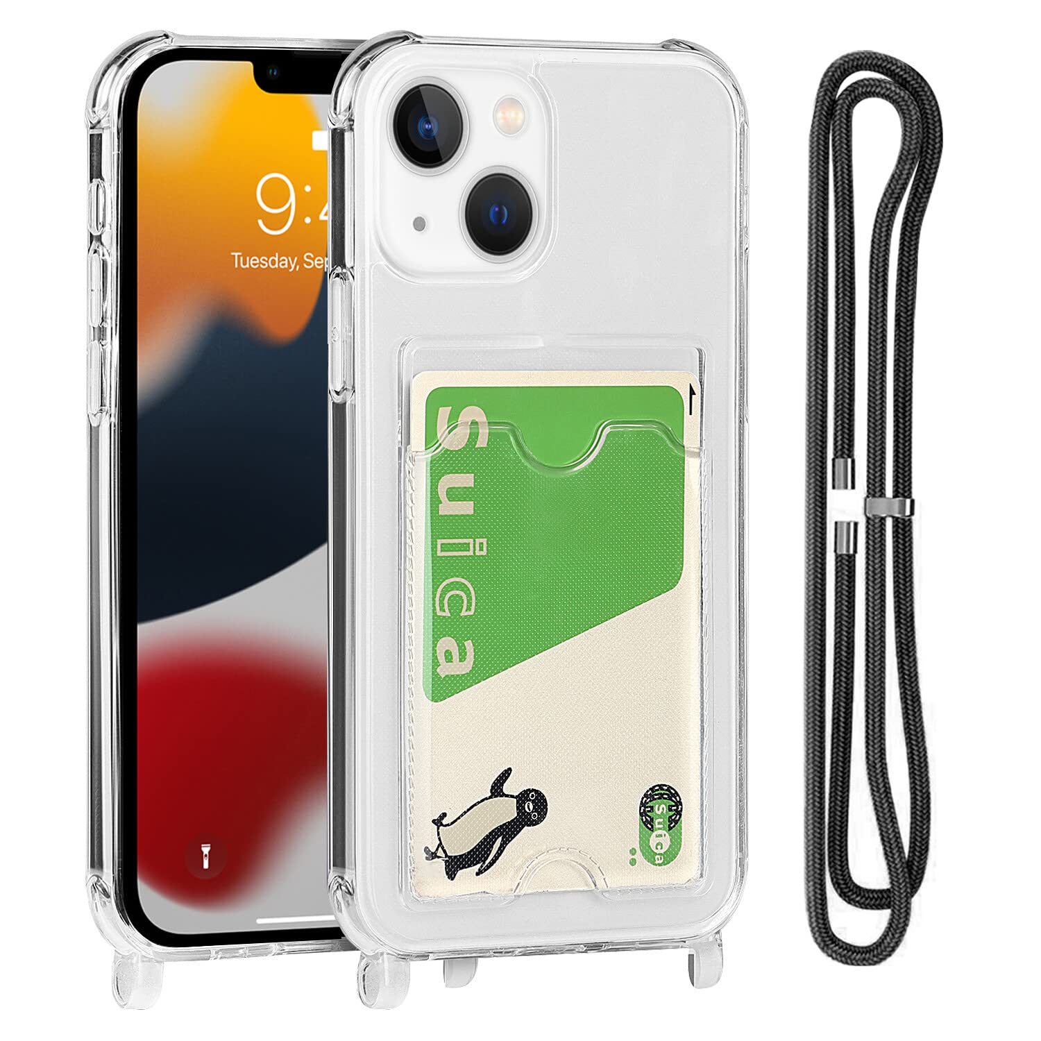 Amazon.co.jp: Pelanty for iPhone 13 クリアケース for iPhone13 縄