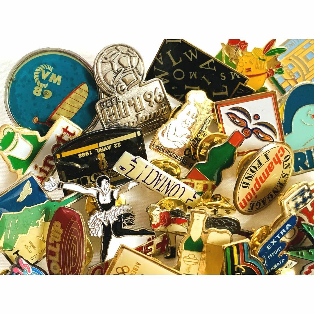 Amazon | 34703 フランス雑貨 フレンチ ピンバッジ200個セット ピンズ