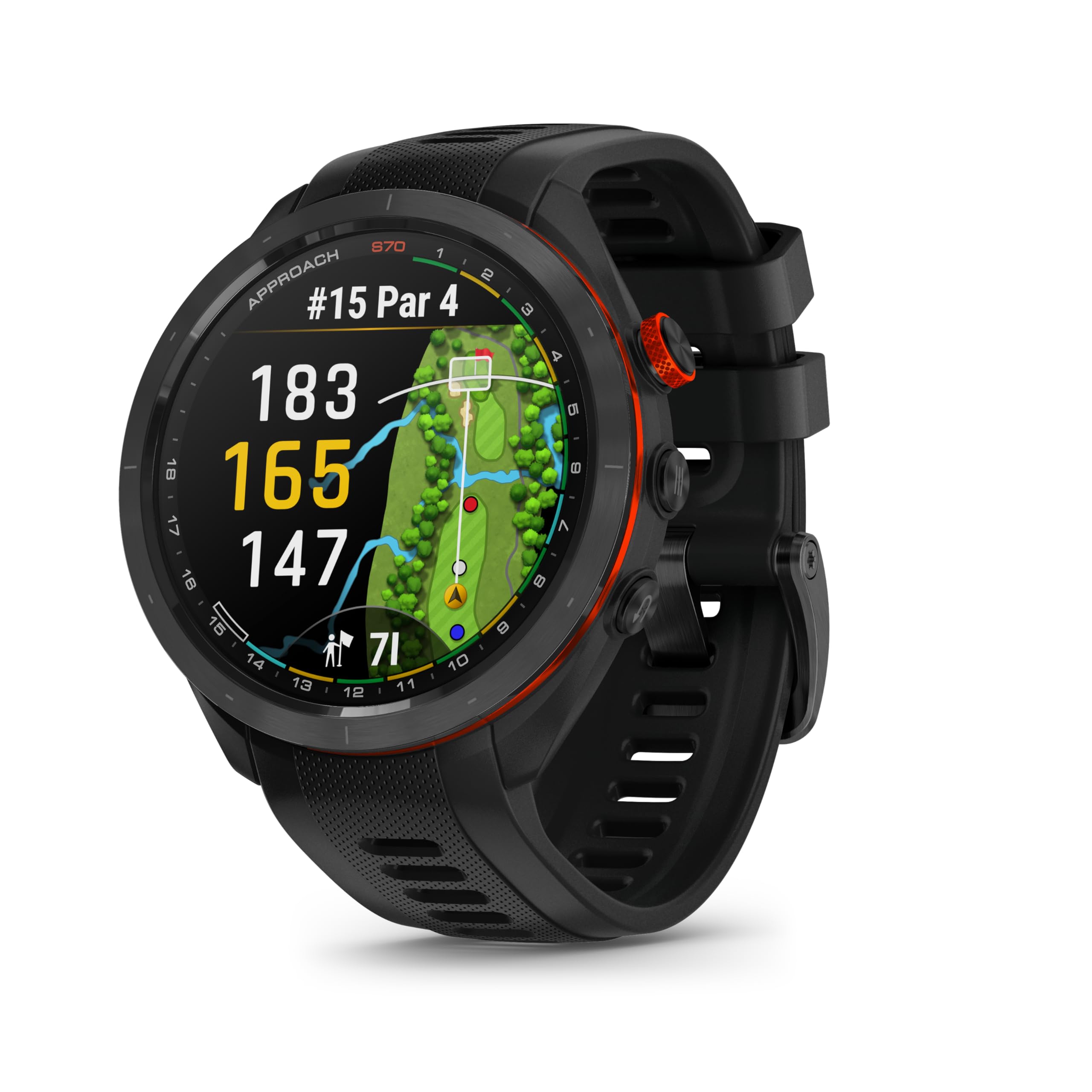 Amazon.com: Garmin Approach® S70-47 mm Black Ceramic Bezel with