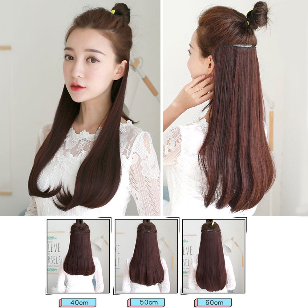 Amazon.co.jp: YJINCO エクステ 襟足ウィッグ ポイントウィッグ ロング