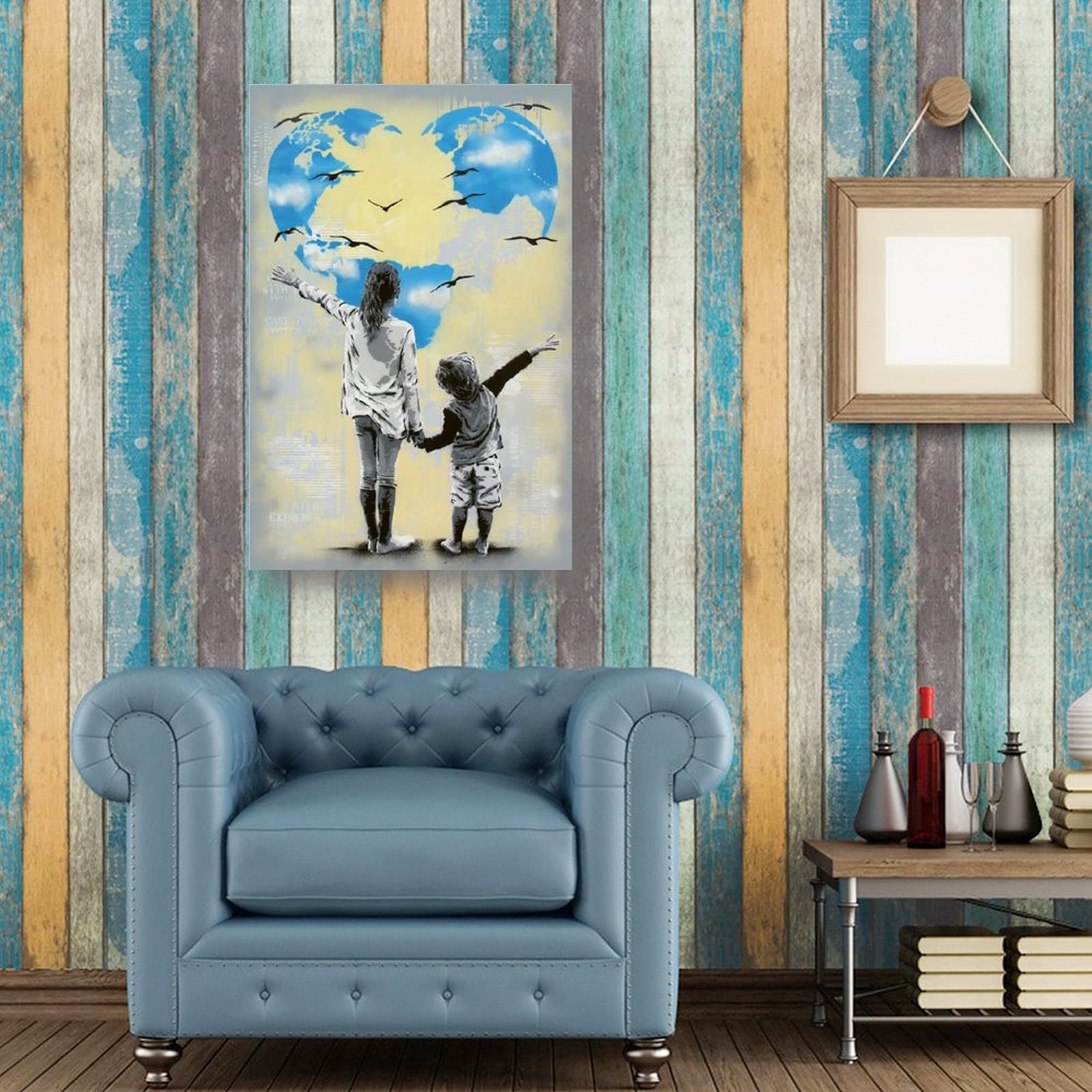 Amazon.co.jp: Banksy バンクシー 愛と平和 ポスター アートパネル