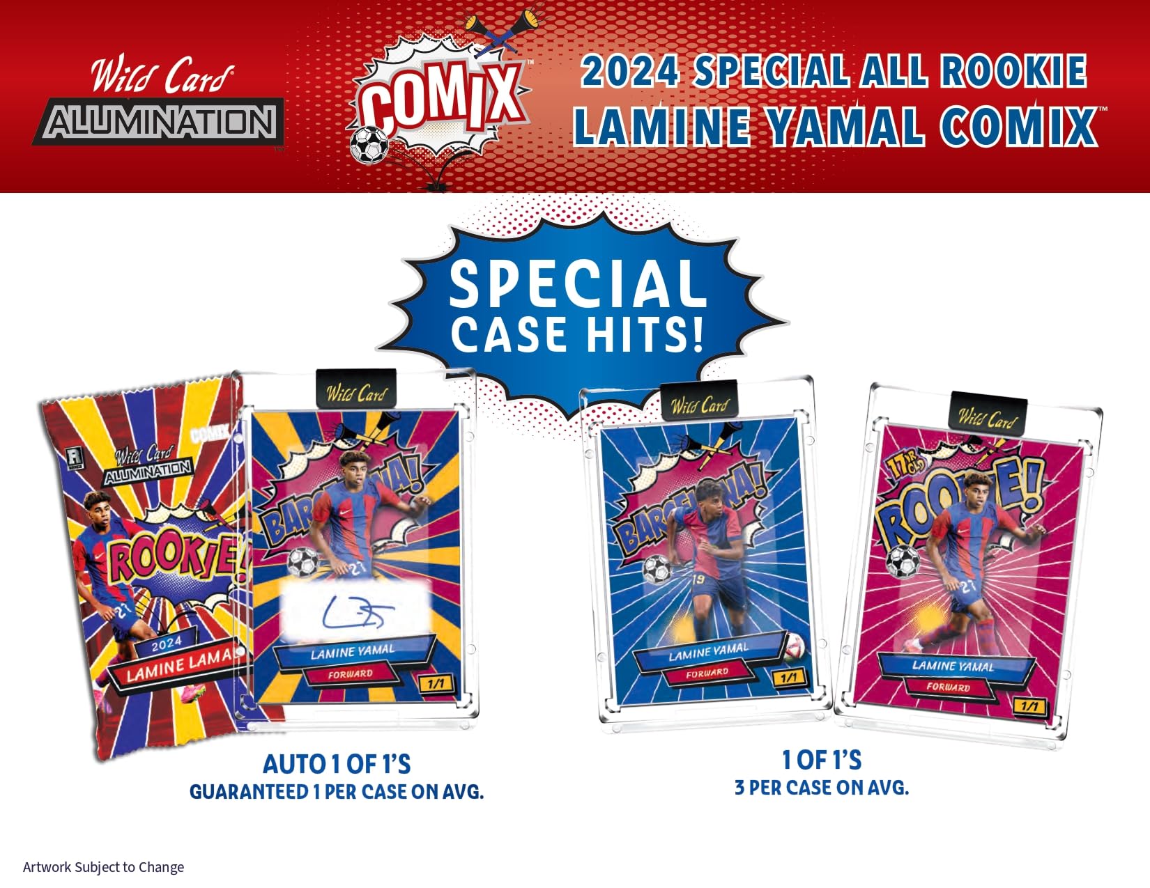 Amazon.com: 2024 Wild Card Alumination Lamine Yamal Rookie Comix