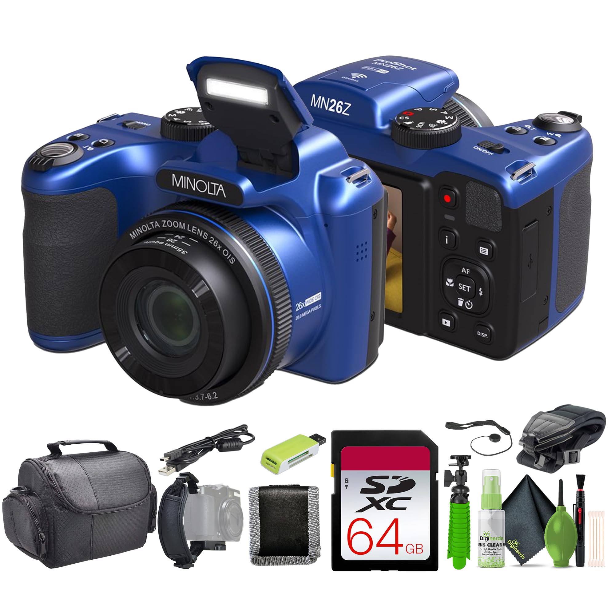 Amazon.com : Minolta MN26Z 20 Mega Pixels 26x Optical Zoom Digital