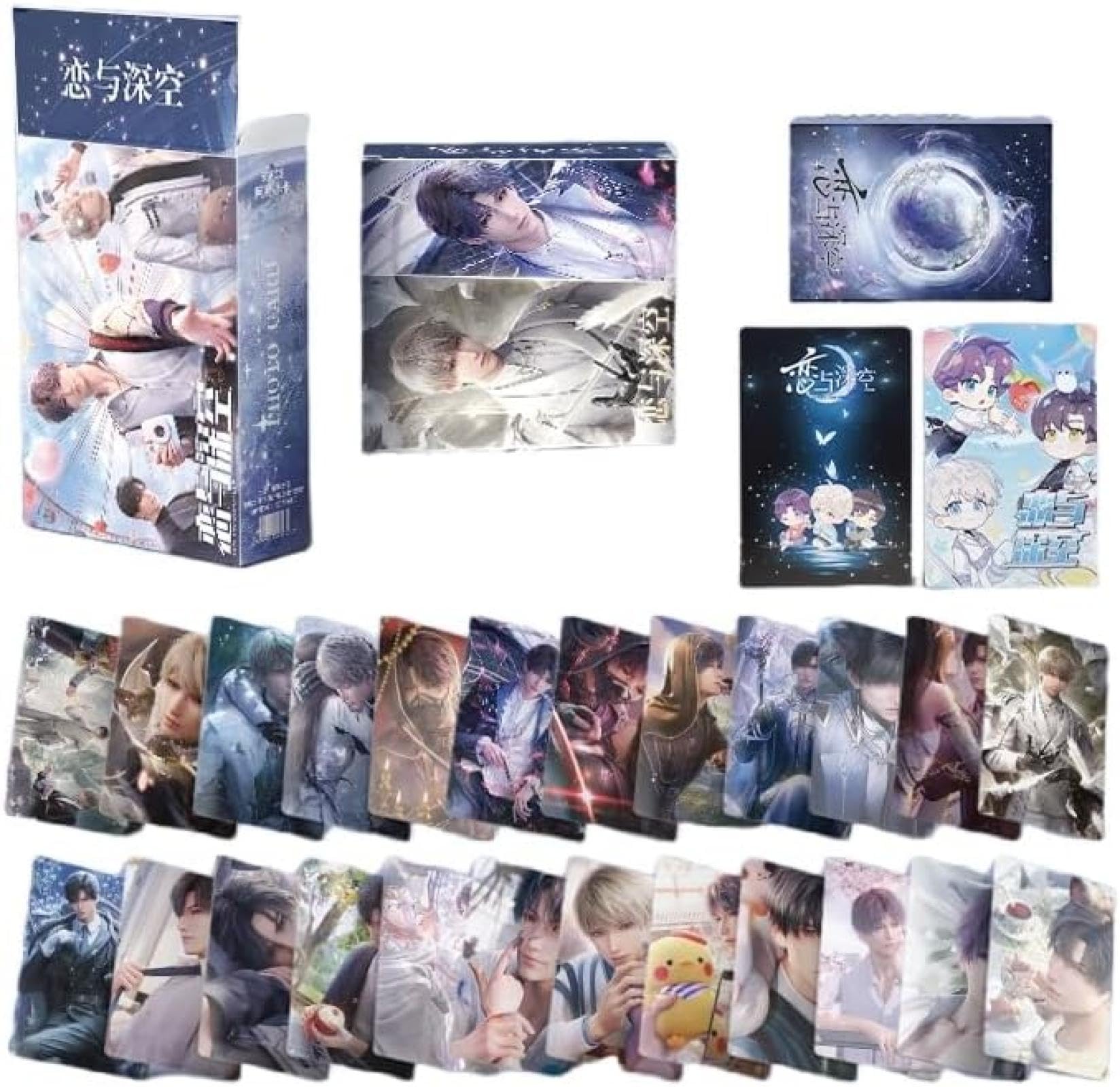 Amazon.co.jp: 恋と深空 カード 55枚 反射カード セイヤ レイ ホムラ