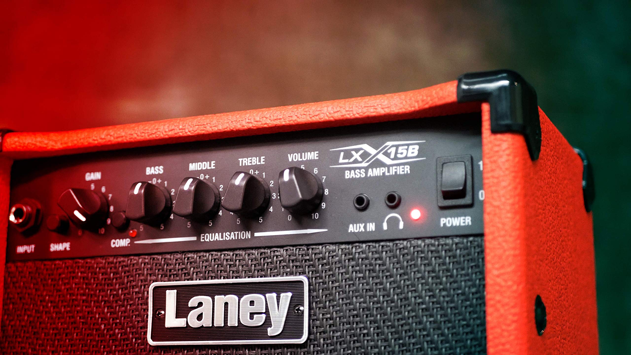 Amazon.co.jp: Laney Bass コンボアンプ (LX15B-RED) : 楽器・音響機器