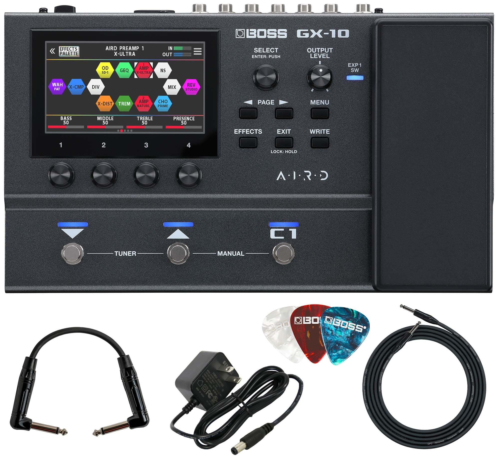 Amazon.com: Boss GX-10 Guitar Effects Processor Bundle with