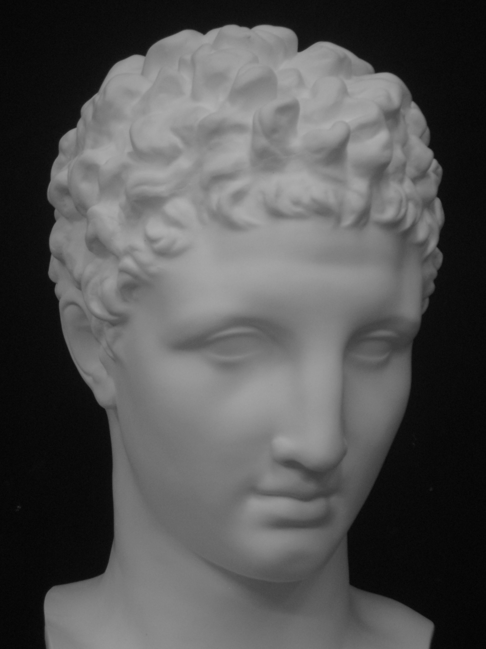 Amazon.co.jp: 石膏像 S－227 ヘルメス首像 H．55cm : ホーム