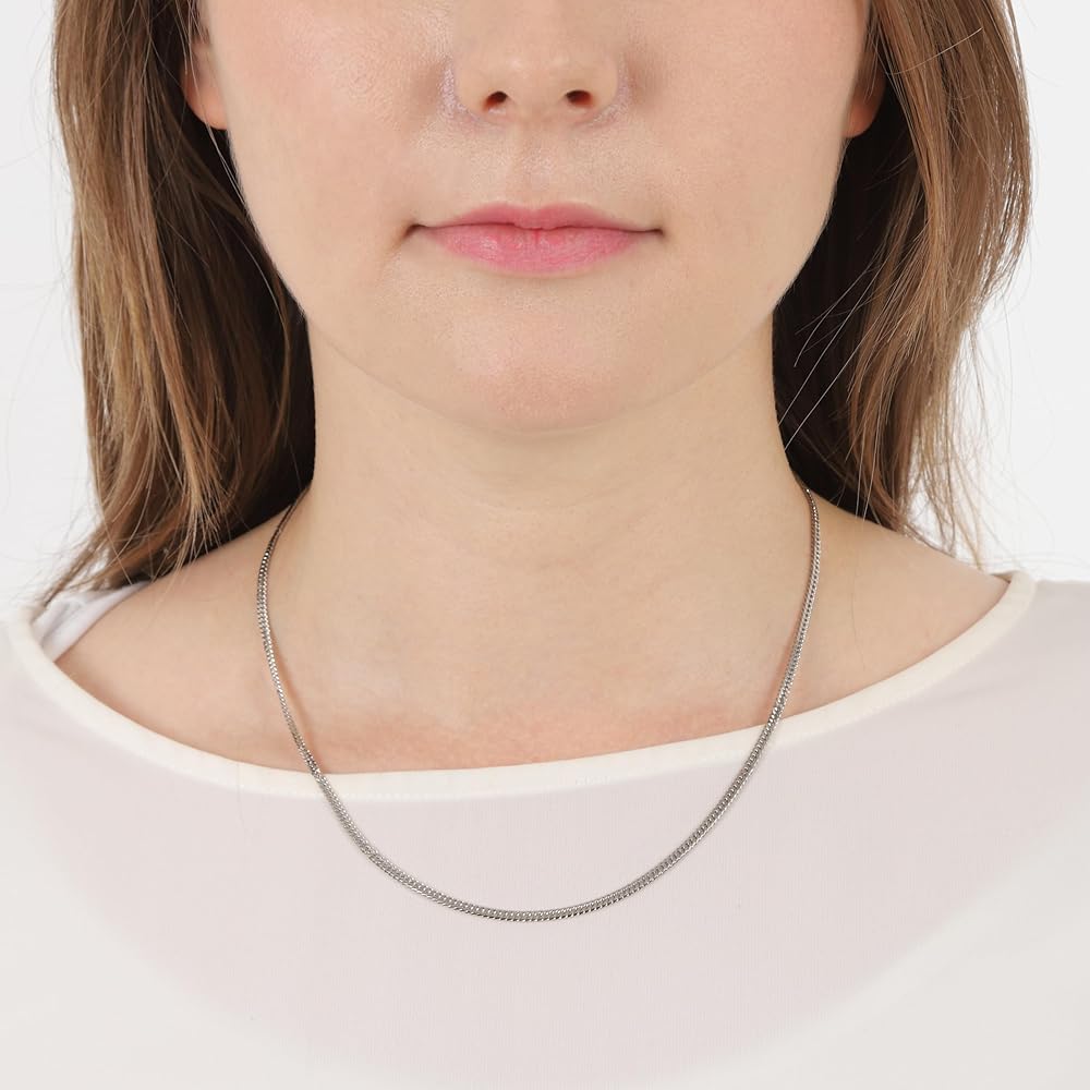 Amazon | [ハッピーグッツショップ] プラチナ 喜平ネックレス 6面