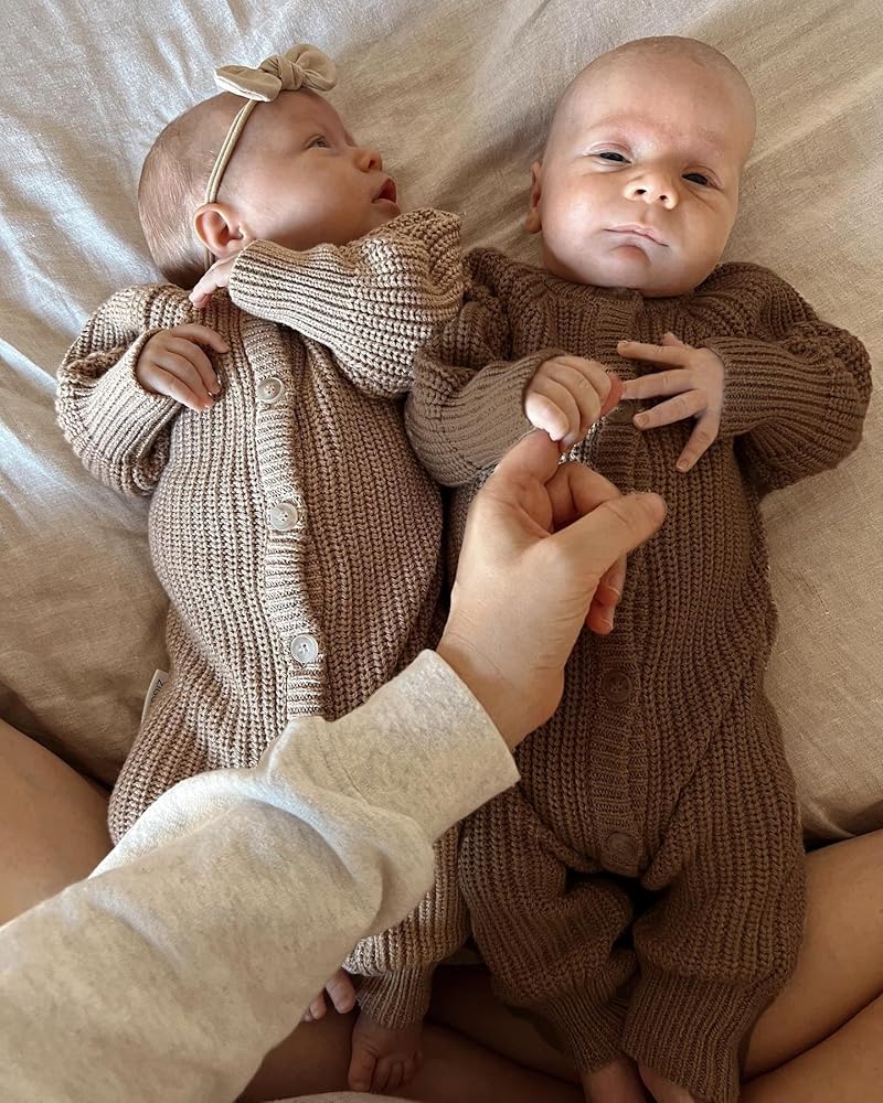 Amazon.com: Kurylemon Baby Romper Solid Color Infant Newborn Boy