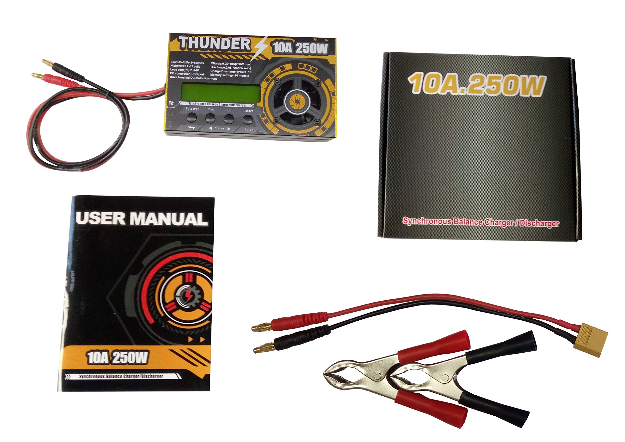 Amazon | quickbuying charsoon Antimatter 250 W 10 Aバランス充電器