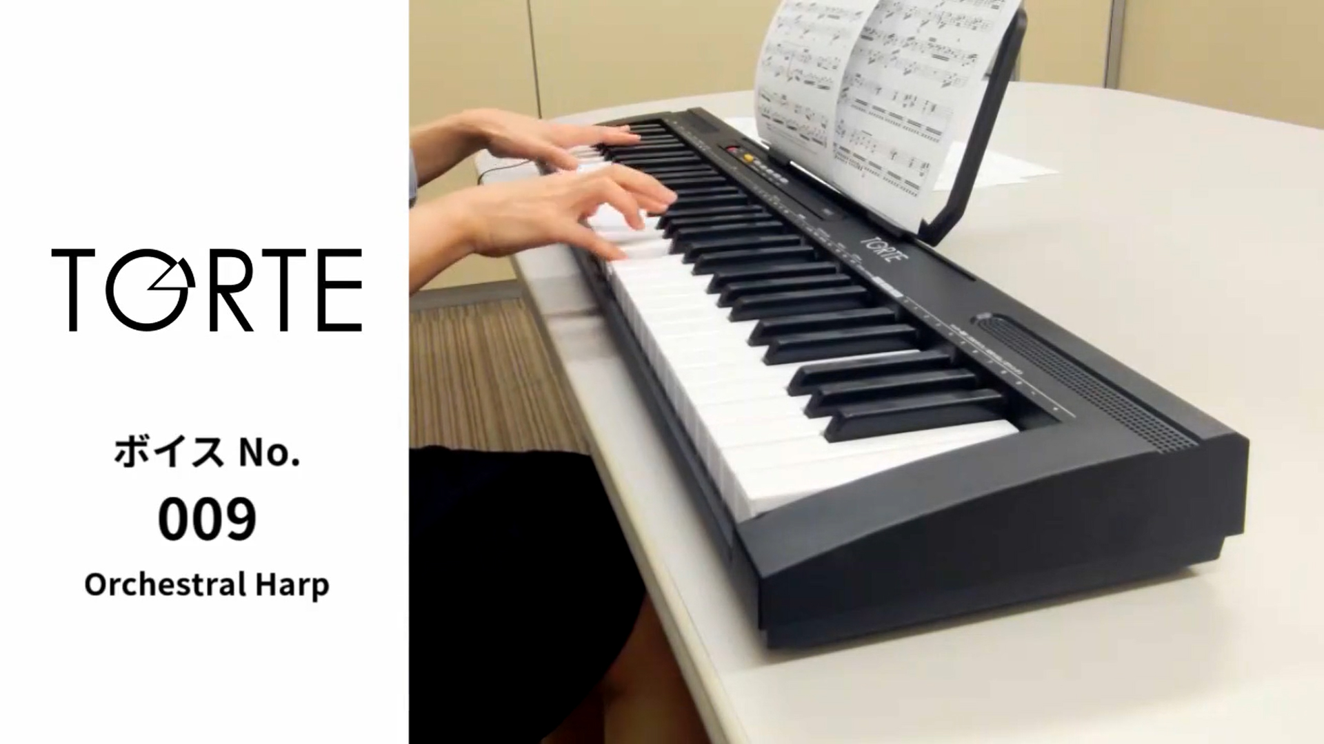 Amazon.co.jp: TORTE トルテ 電子キーボード 61鍵盤 日本語表記 300