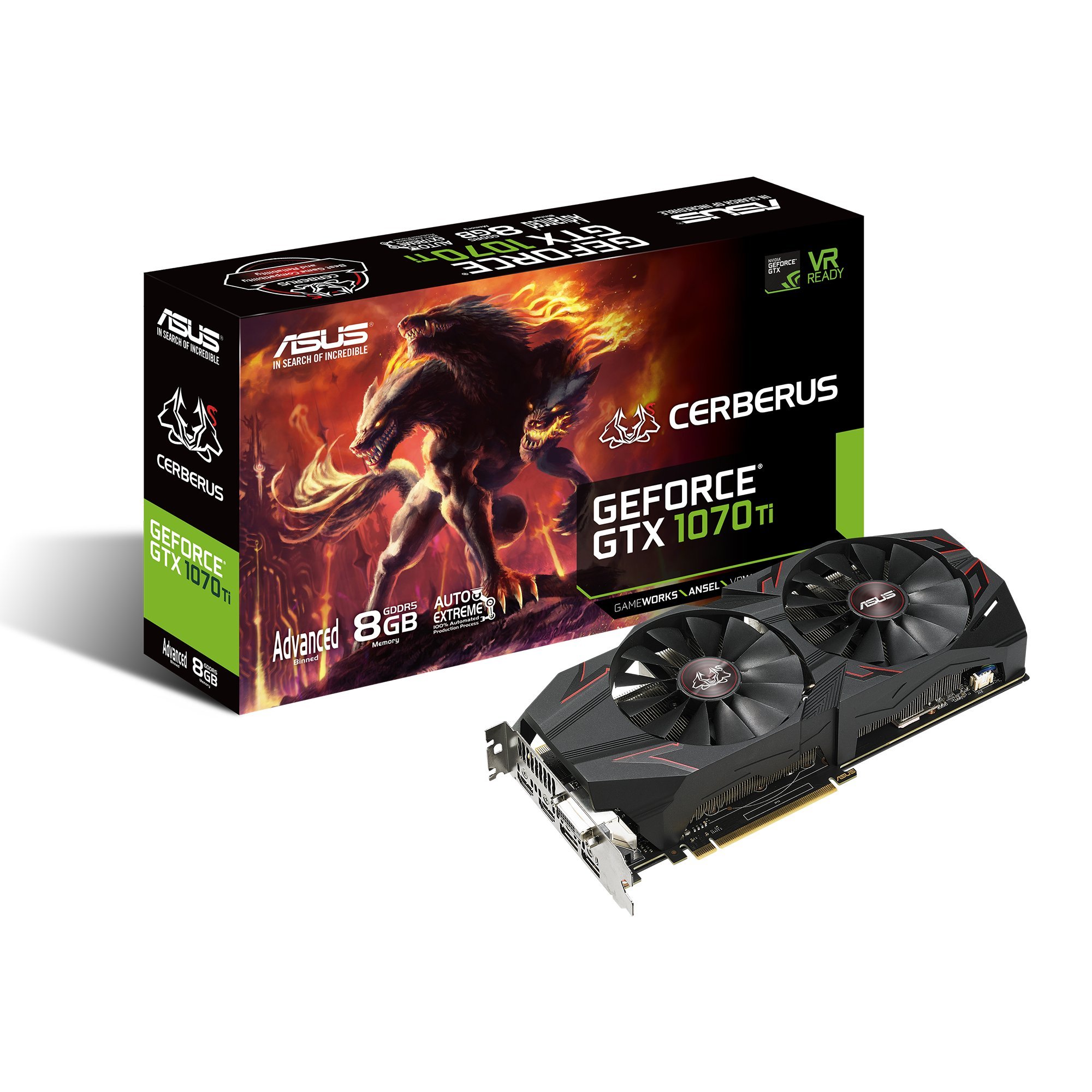 Amazon | ASUS ROG Strix GeForce GTX 1070 Ti 8GB GDDR5 アドバンス