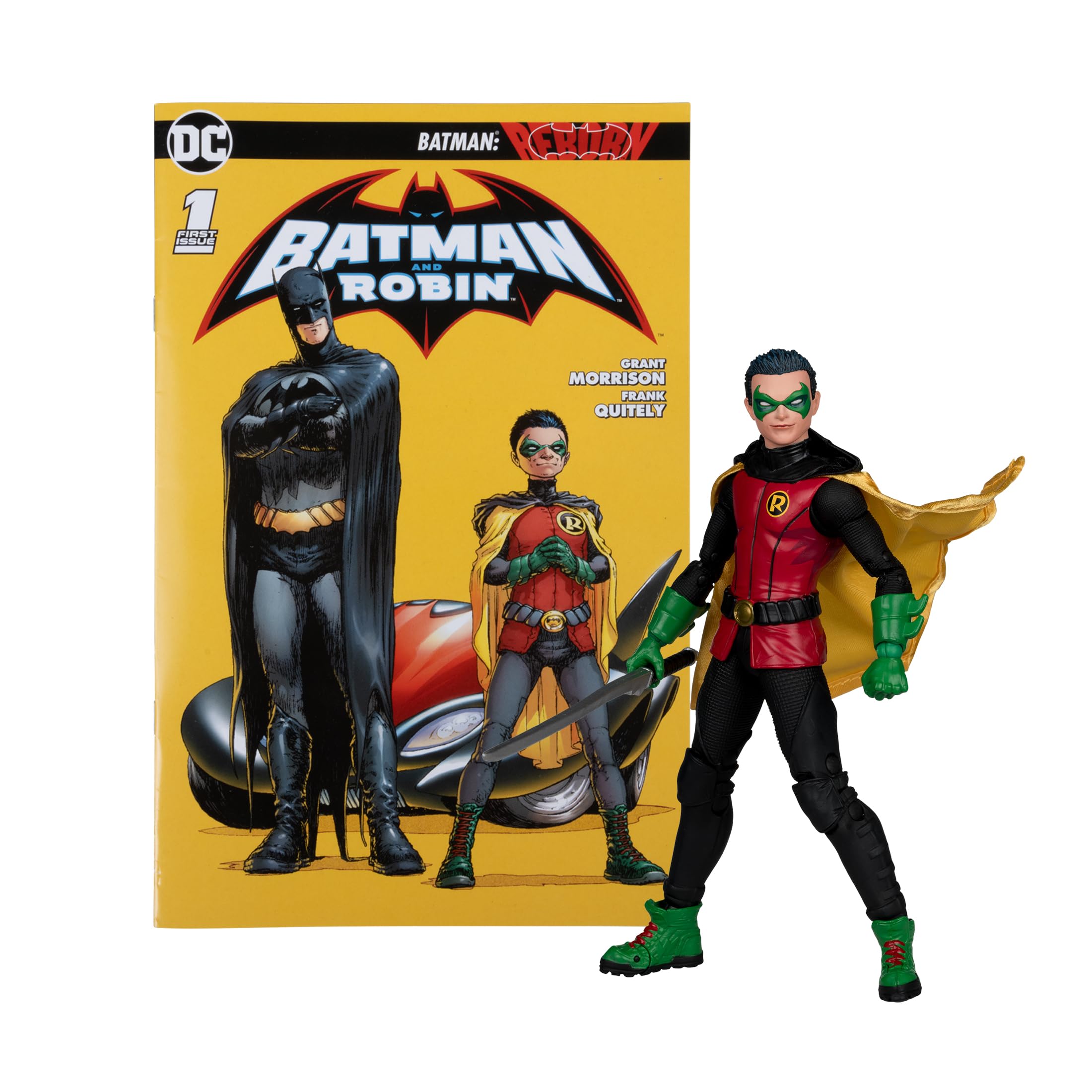 McFarlane DC DIRECT 7IN FIGURE with COMIC - WV6 - ROBIN (DAMIAN