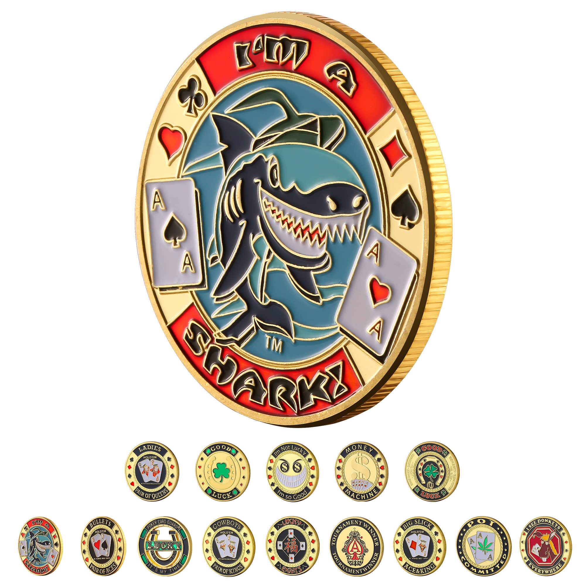 Amazon | LuluCircle ポーカーガード、ポーカー用ウェイト、男性用