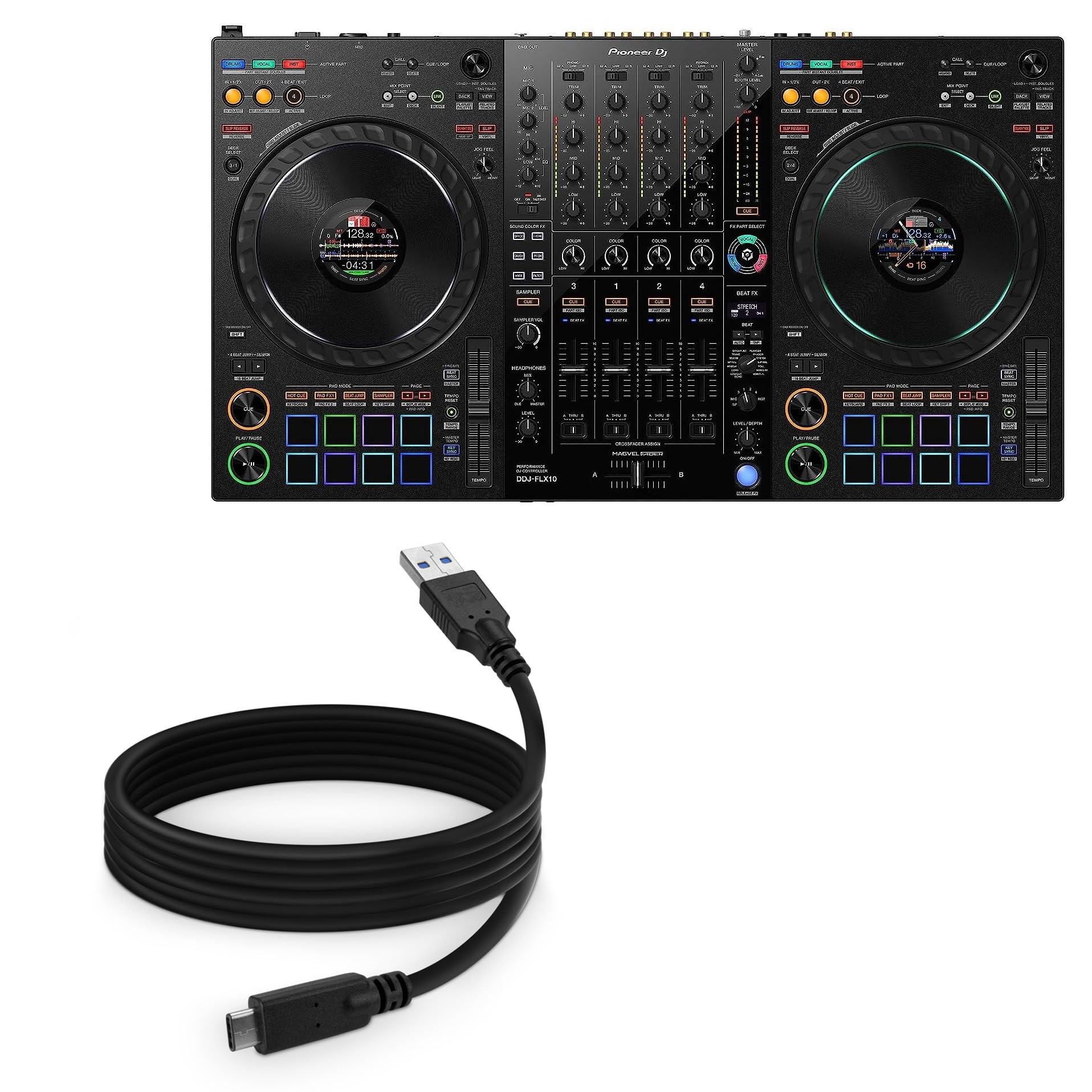 Amazon.com: BoxWave Cable Compatible with Pioneer DJ DDJ-FLX10