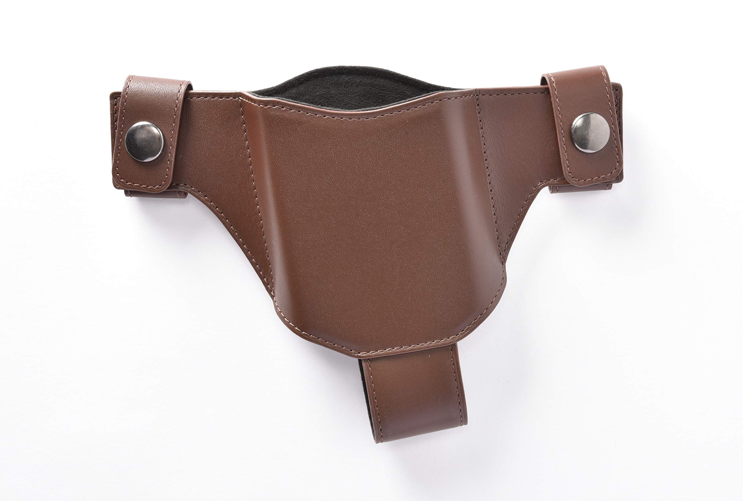 Amazon | スマホ専用本革製ホルスター（左用）チョコレート | M-45