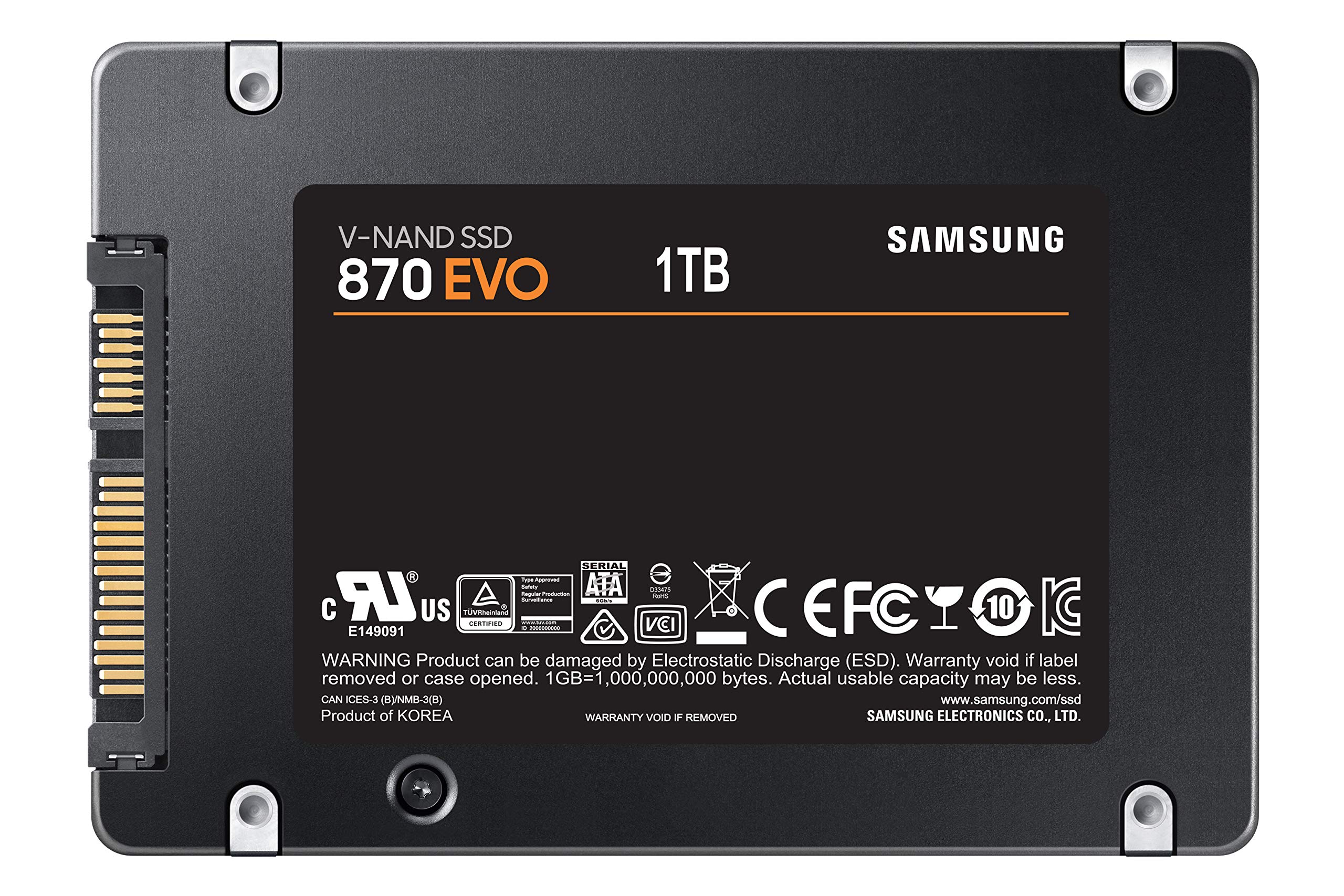 Amazon.com: Samsung 870 EVO SATA III SSD 1TB 2.5” Internal Solid