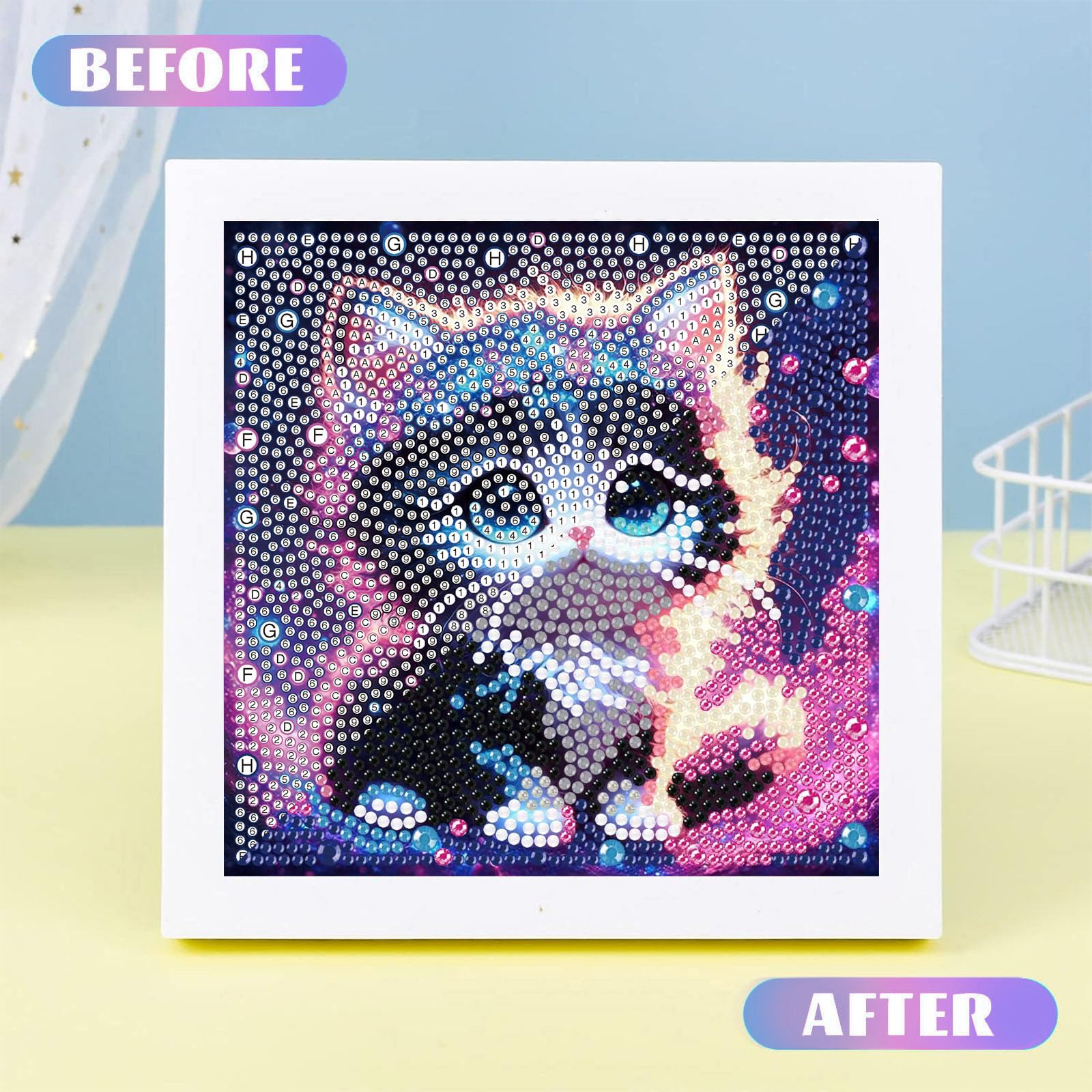 Amazon.com: xackcme Cat Diamond Art Painting Kits for Kids with