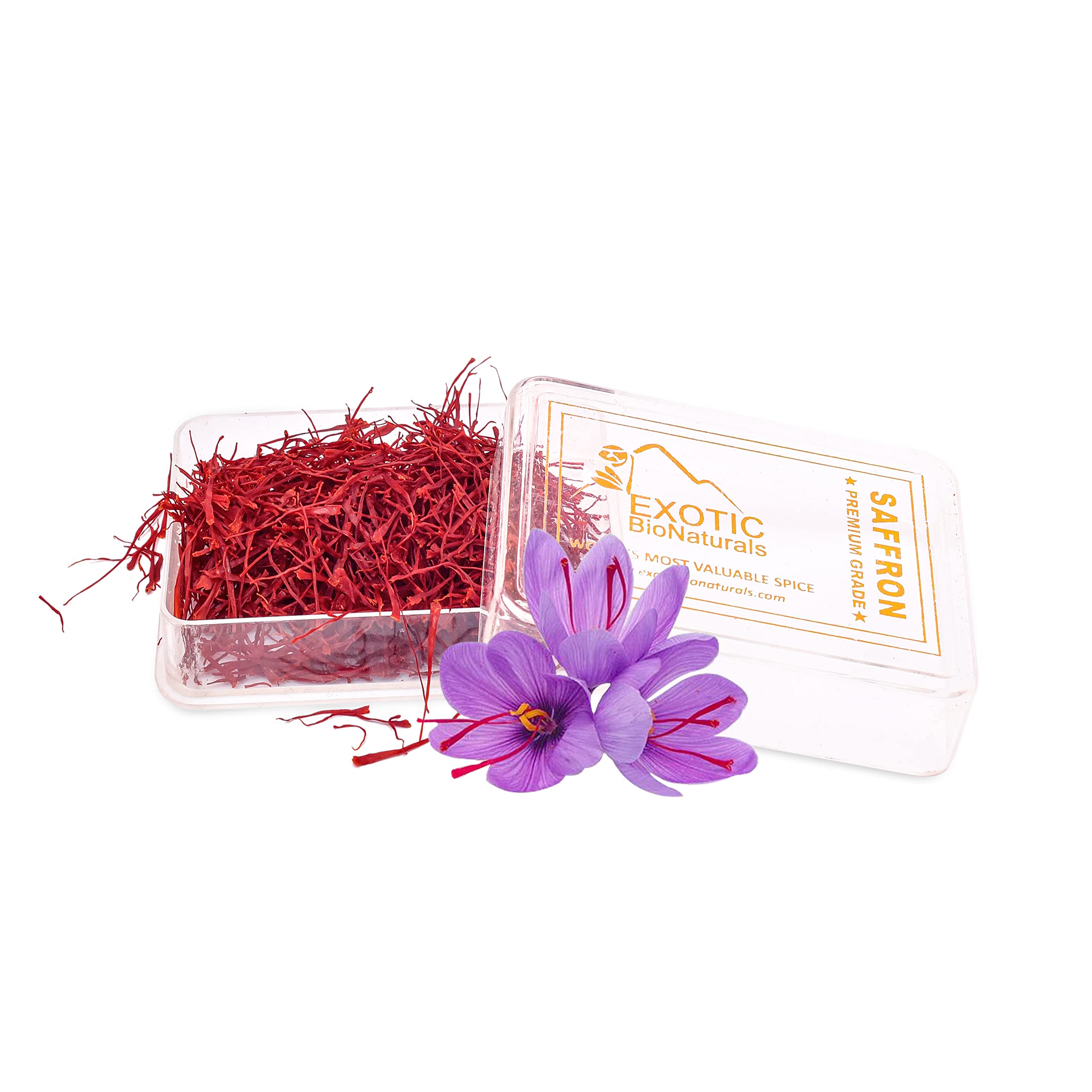 Amazon.com : EXOTIC BioNaturals Saffron 1 gram | Super Negin Grade