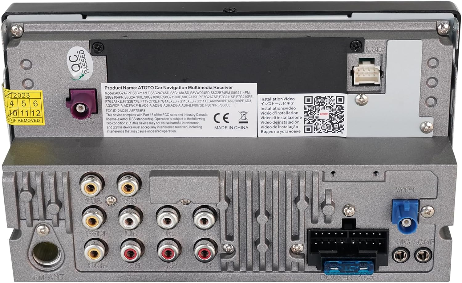 ATOTO S8 Standard (Gen2) S8G2A74SD 7インチ ダブルDIN Androidカー