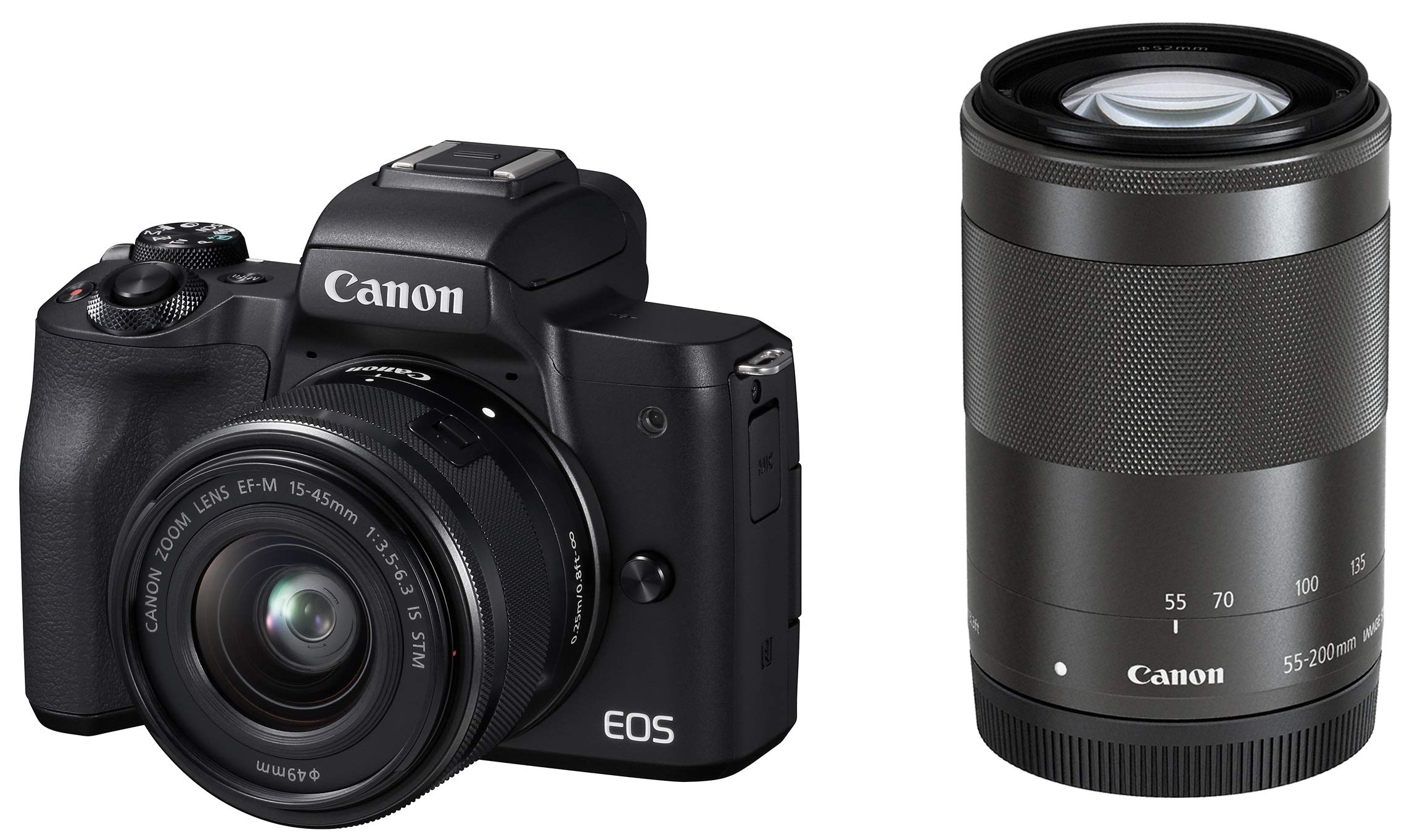 Amazon.co.jp: Canon EOSKISSMBK-WZK EOS Kiss M Mirrorless Digital