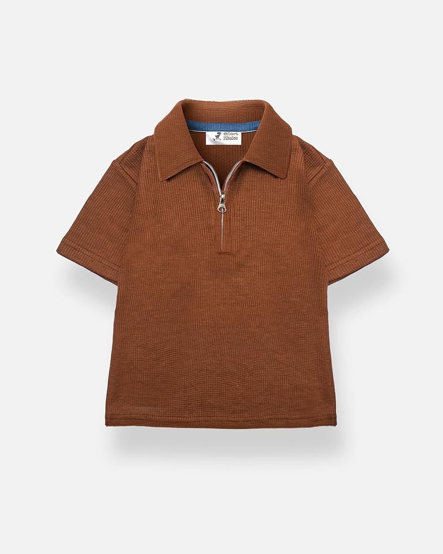 Buy SHORT KICKS Kensington Boys' Oversized Half Sleeve Zip Polo