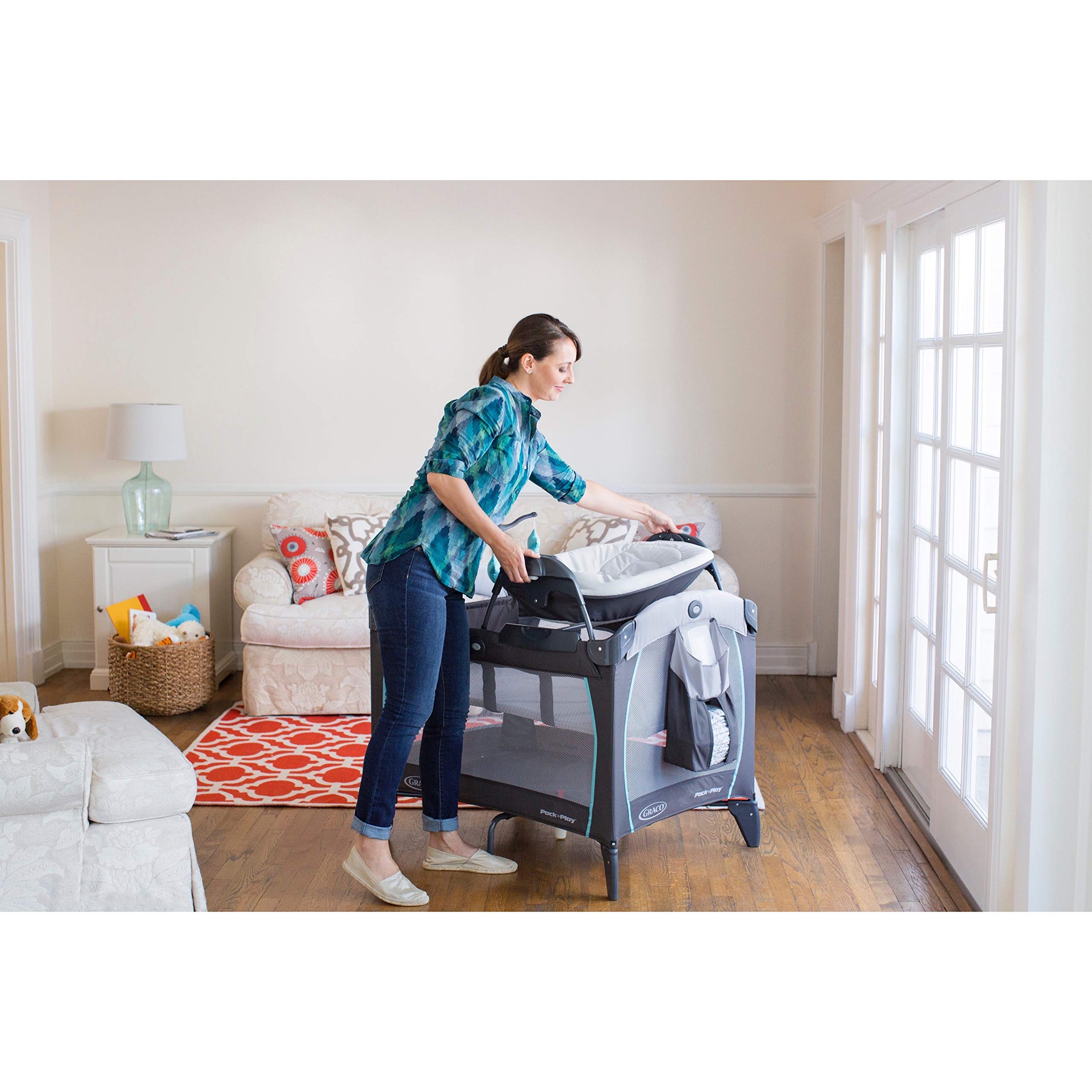 Amazon.co.jp: Graco グレコ ポータブルナッパー＆バシネット付き