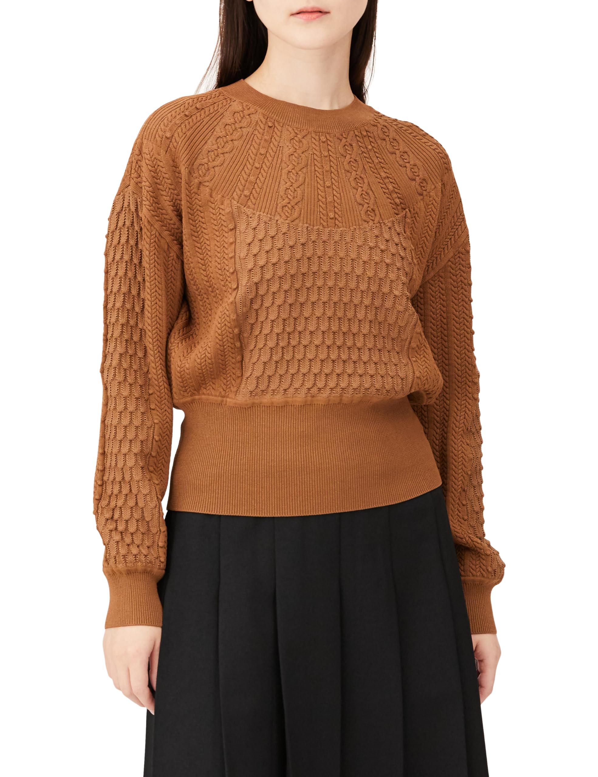 Amazon | [ダブルスタンダードクロージング] Sov.ダル糸ケーブルニット