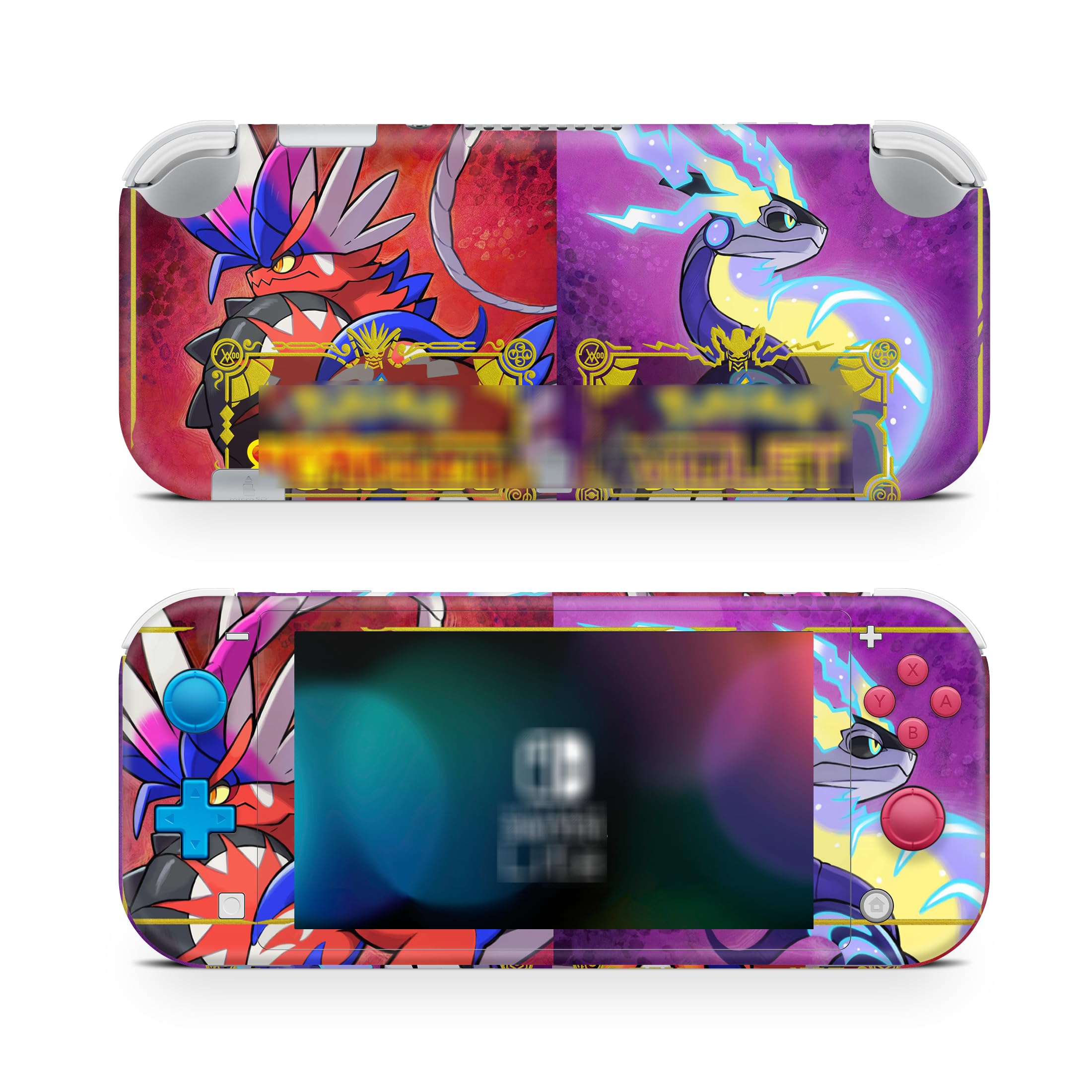 Amazon.com: Scarlet and Violet Game Skin Compatible with Nintendo