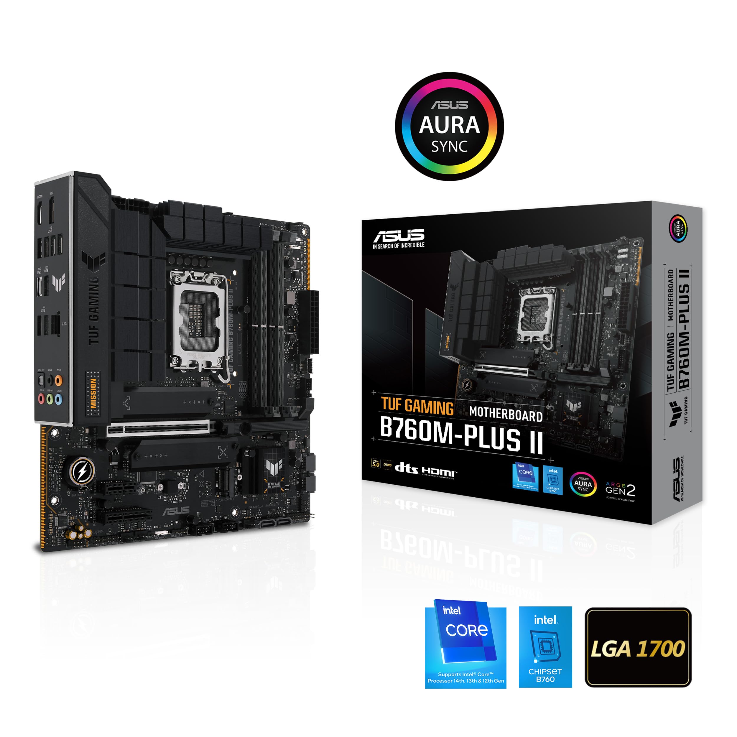 Amazon | ASUS TUF Gaming B760M-PLUS II マザーボード (LGA 1700