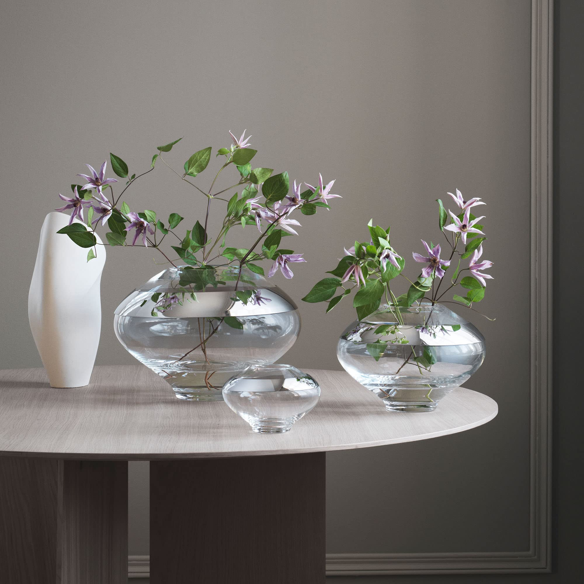 Amazon.co.jp: Georg Jensen ジョージ ジェンセン DUO ガラスフラワー