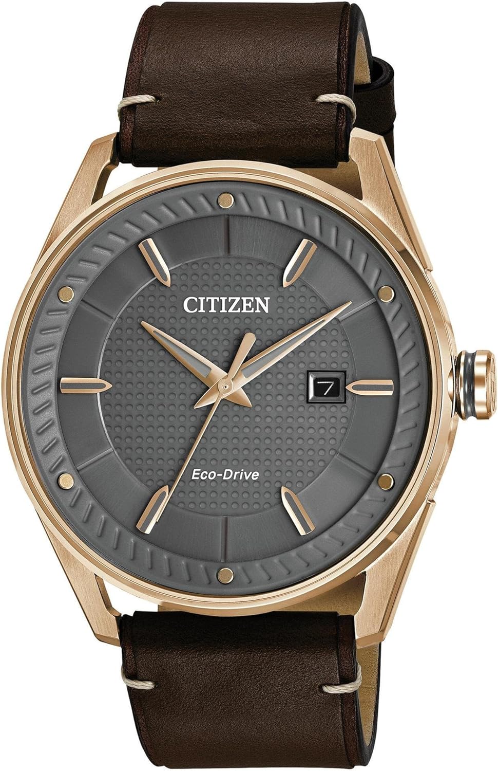 Citizen Eco-Drive Mens Leather Watch, (Model: BM6983-00H) : Amazon