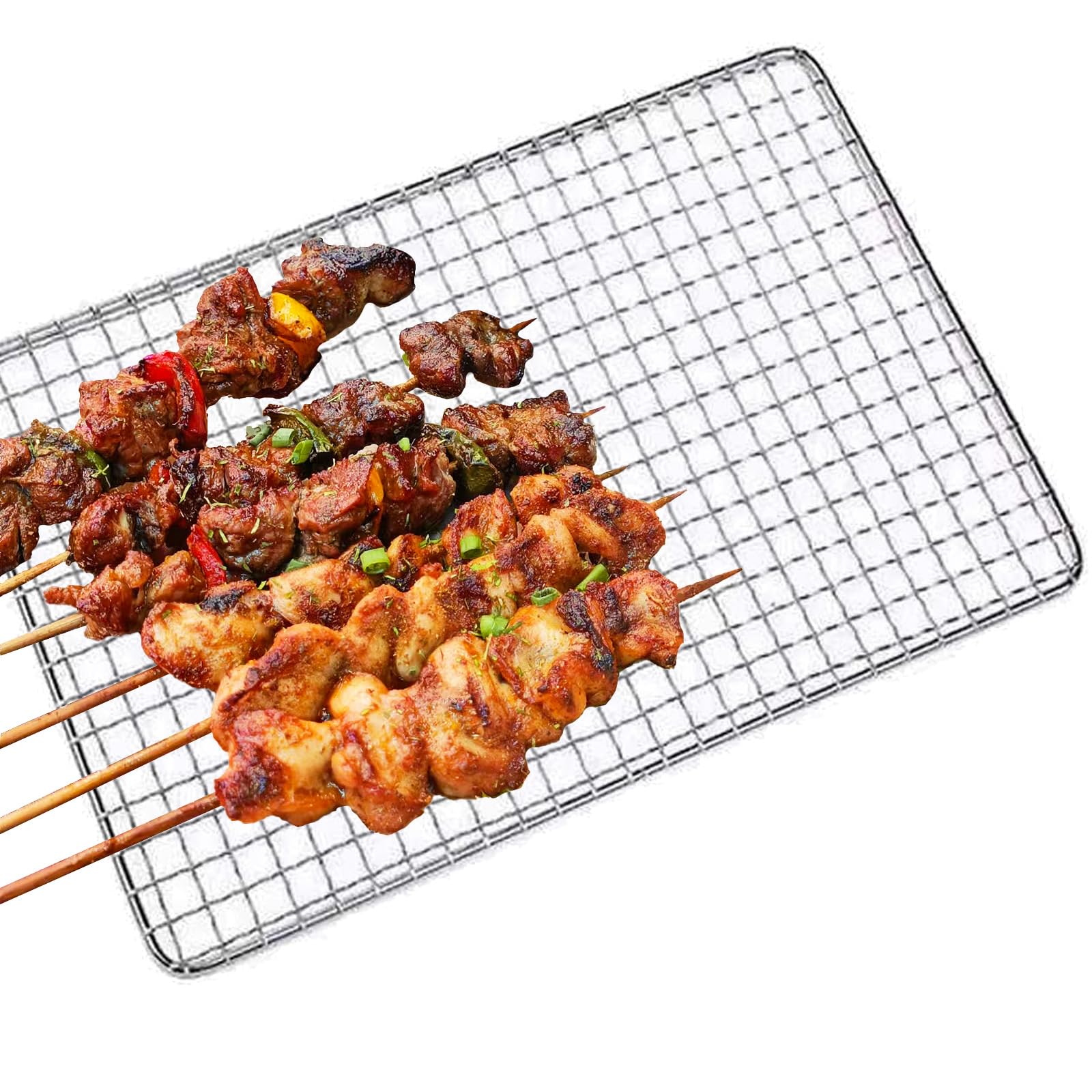 Amazon | 焼き網 バーベキュー 網 ステンレス鋼 業務用 焼き 焼肉焼網